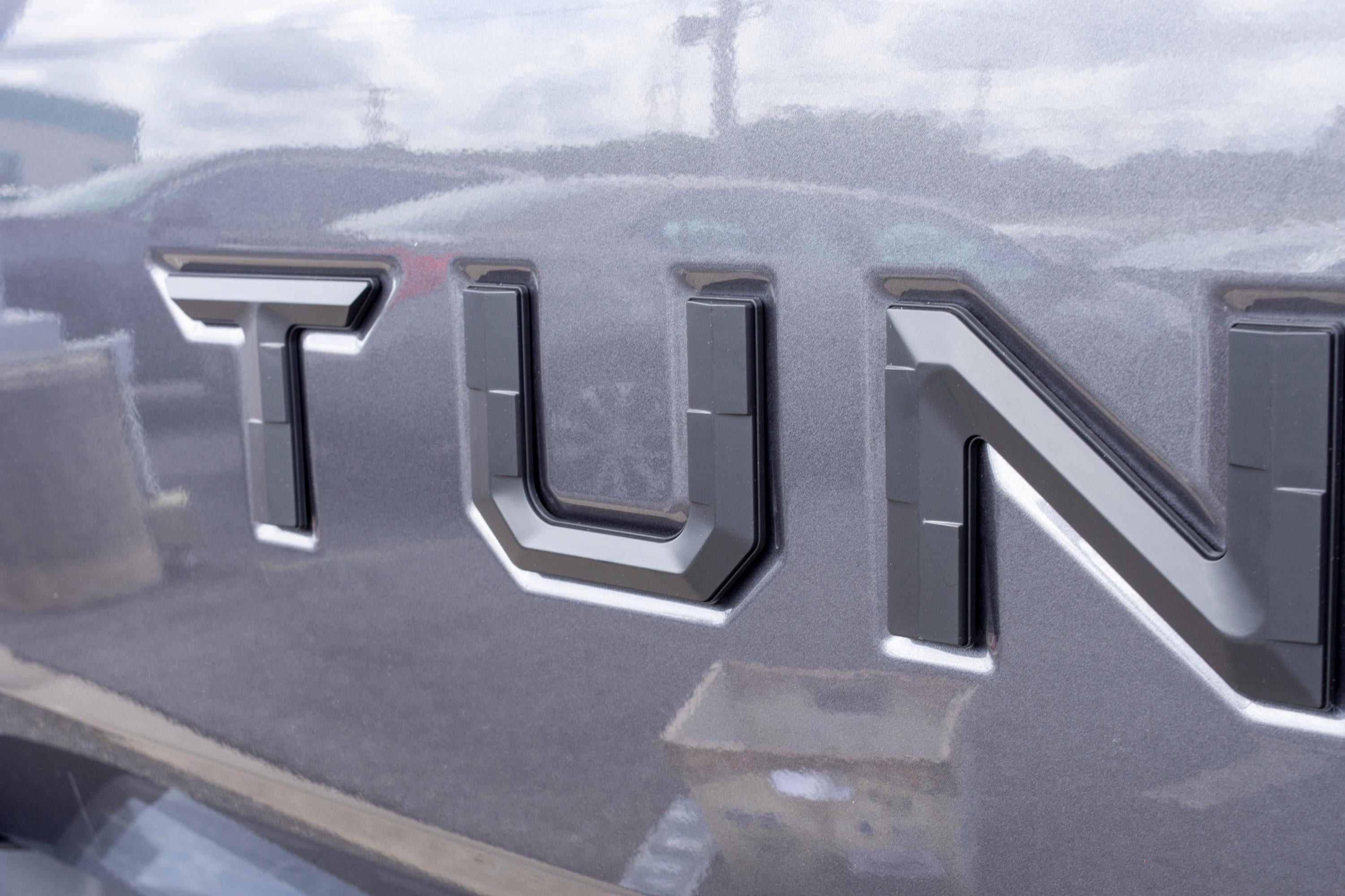 Matte Black Premium 3D color matched Letters for 2022-2024 Tundra Rear tailgate