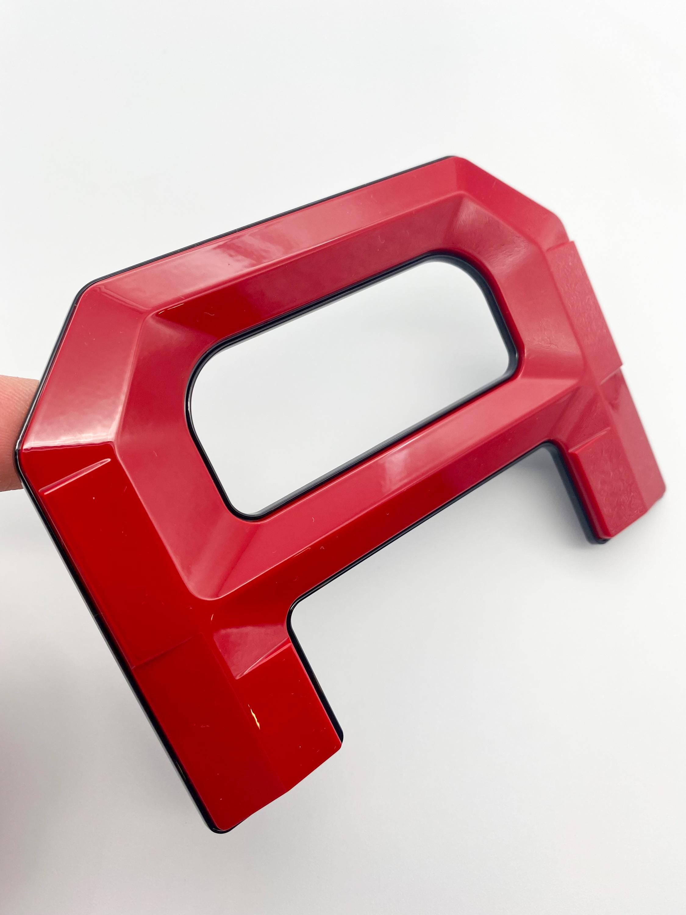 Gloss Red With Black Outline Premium 3D color matched Letters for 2022-2024 Tundra Front Bumper