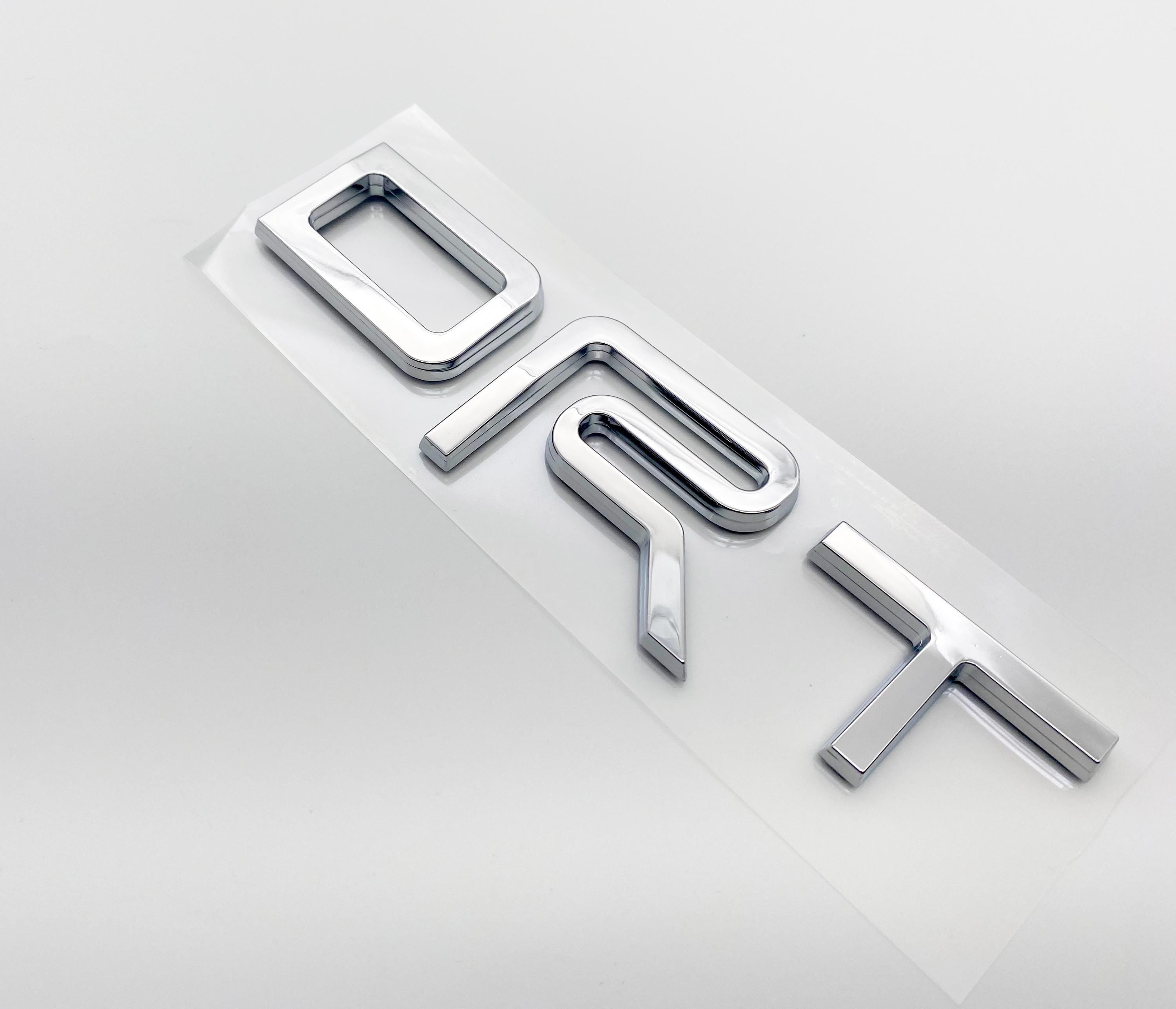 Chrome Fit 2022-2024 Toyota Tundra "TRD" FRONT Grill Decal Inlay Set