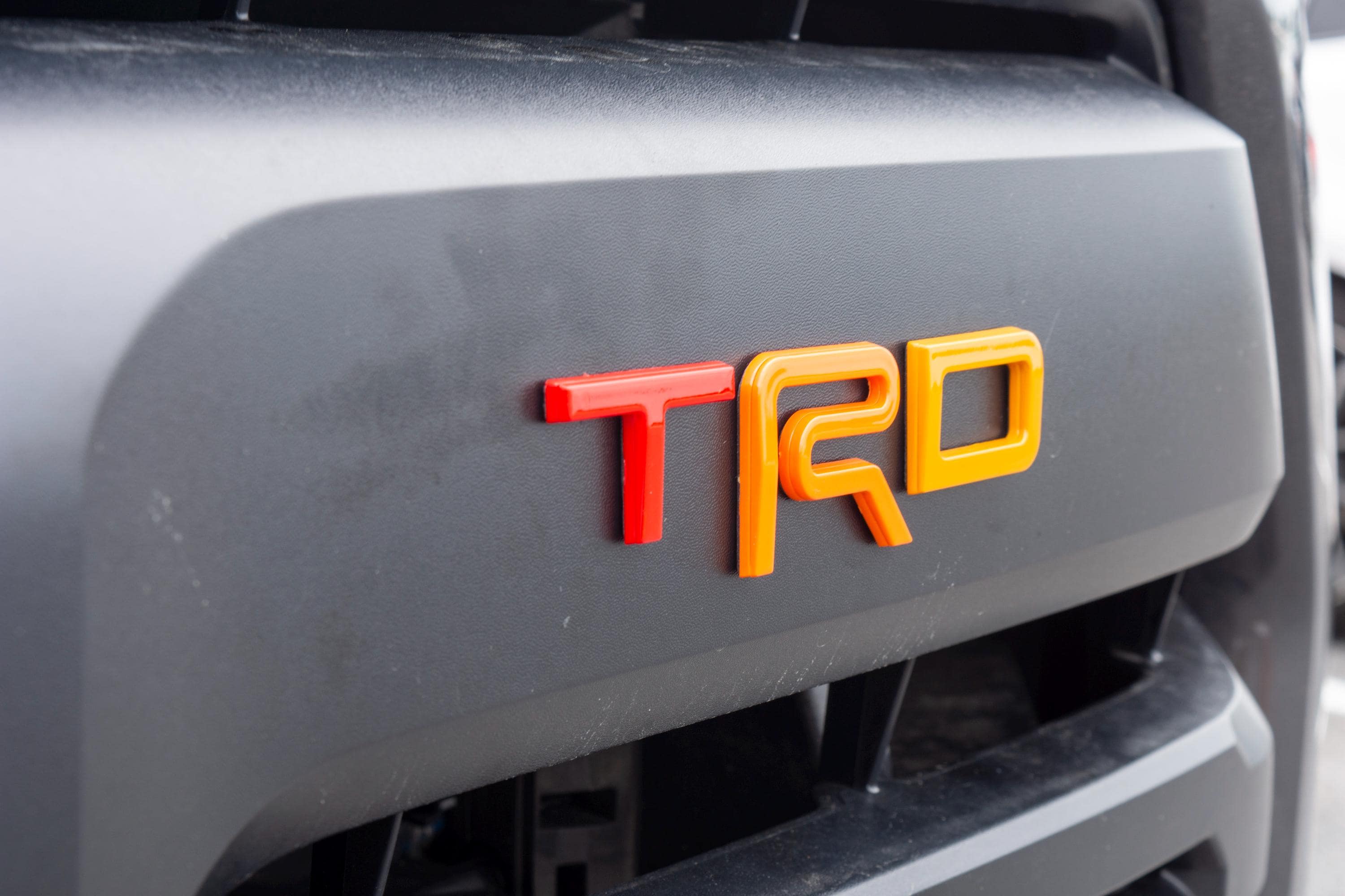 Heritage emblems Fit 2022-2024 Toyota Tundra "TRD" FRONT Grill Decal Inlay Set