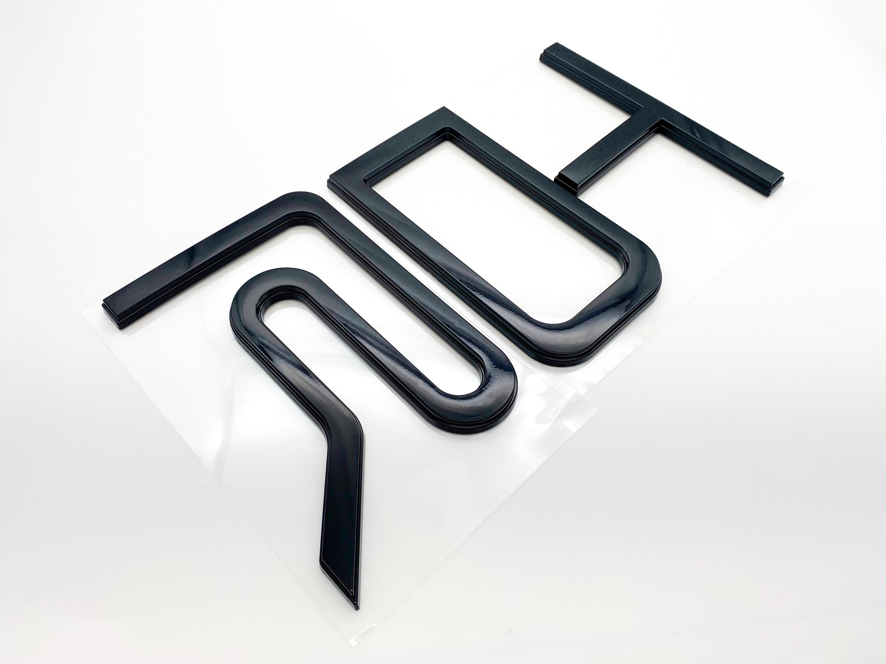 Raised Tailgate Insert Letters Tailgate Letters Insert Plastic ABS Badge Fits 2022+ Tundra TRD Pro Tailgate Decals