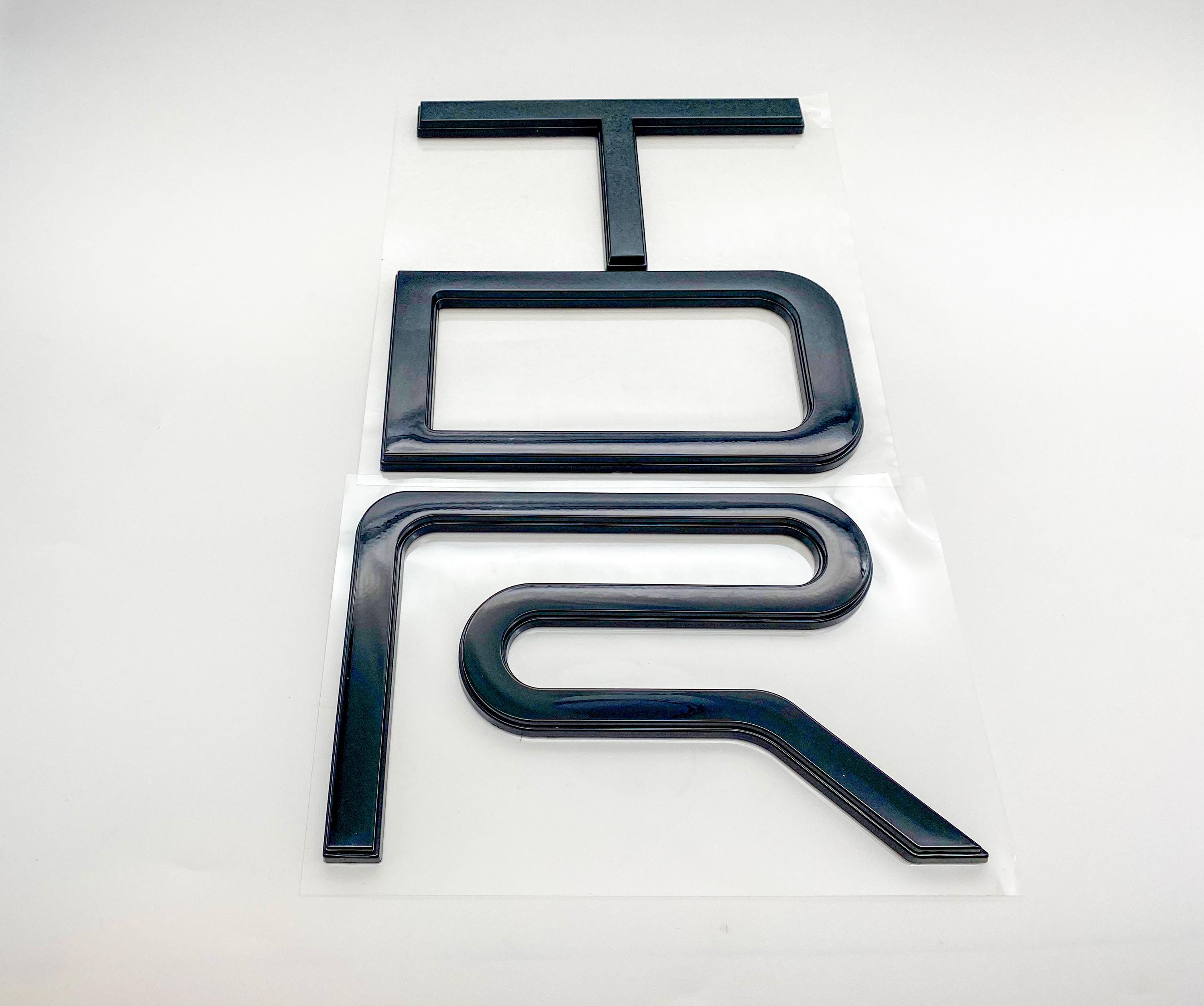 Raised Tailgate Insert Letters Tailgate Letters Insert Plastic ABS Badge Fits 2022+ Tundra TRD Pro Tailgate Decals