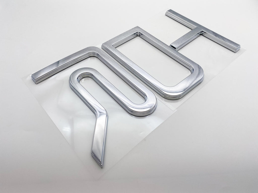 Chrome Raised Tailgate Insert Letters Tailgate Letters Insert Plastic ABS Badge Fits 2022+ Tundra TRD Pro Tailgate Decals