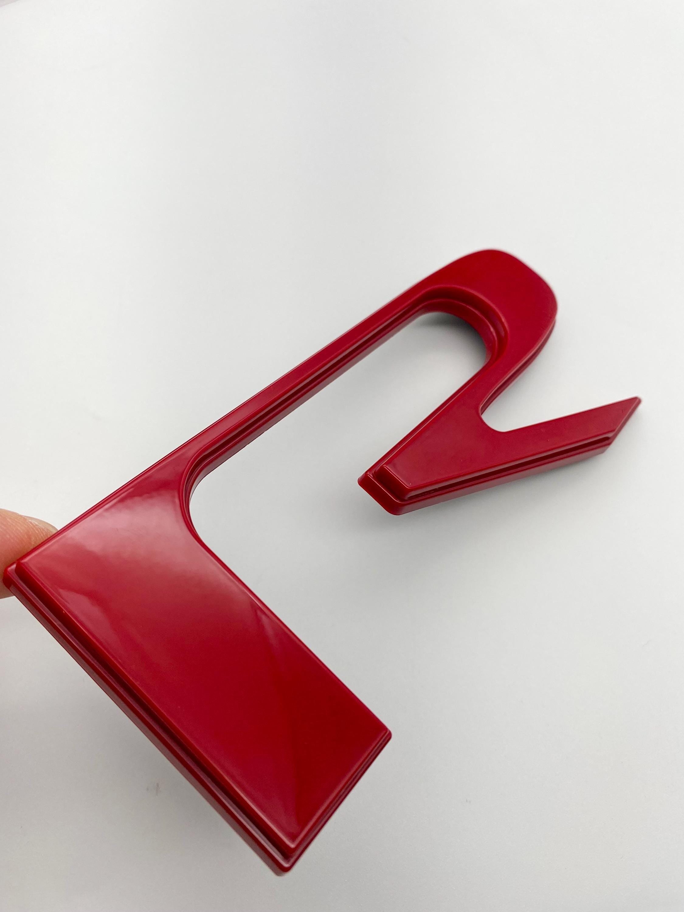 Red Raised Tailgate Insert Letters Tailgate Letters Insert Plastic ABS Badge Fits 2022+ Tundra TRD Pro Tailgate Decals