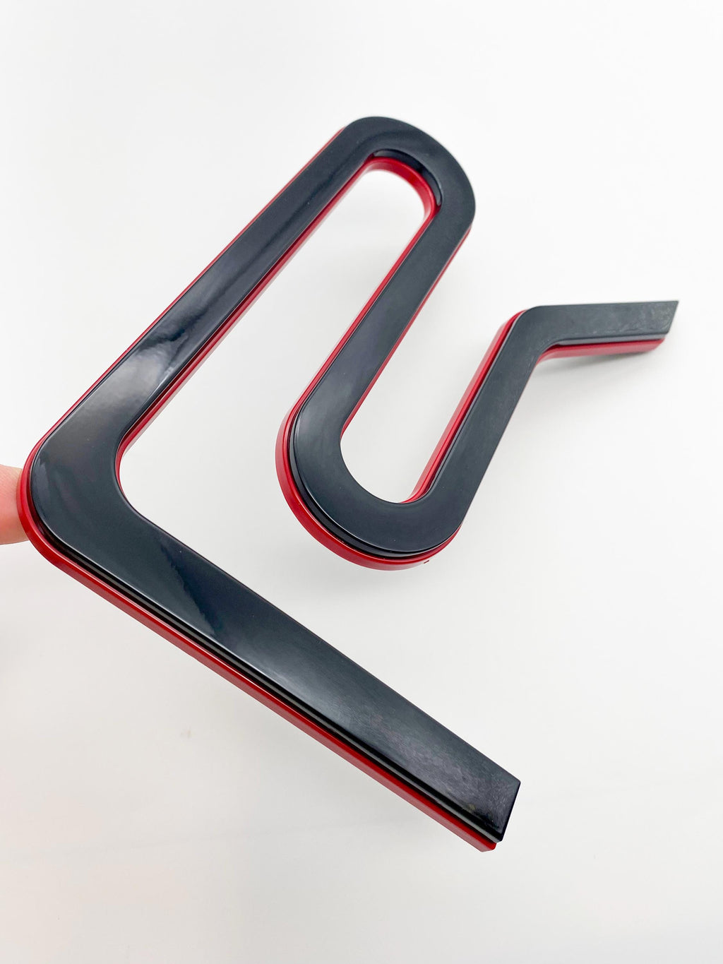 Black with Red outline Raised Tailgate Insert Letters Tailgate Letters Insert Plastic ABS Badge Fits 2022+ Tundra TRD Pro Tailgate Decals