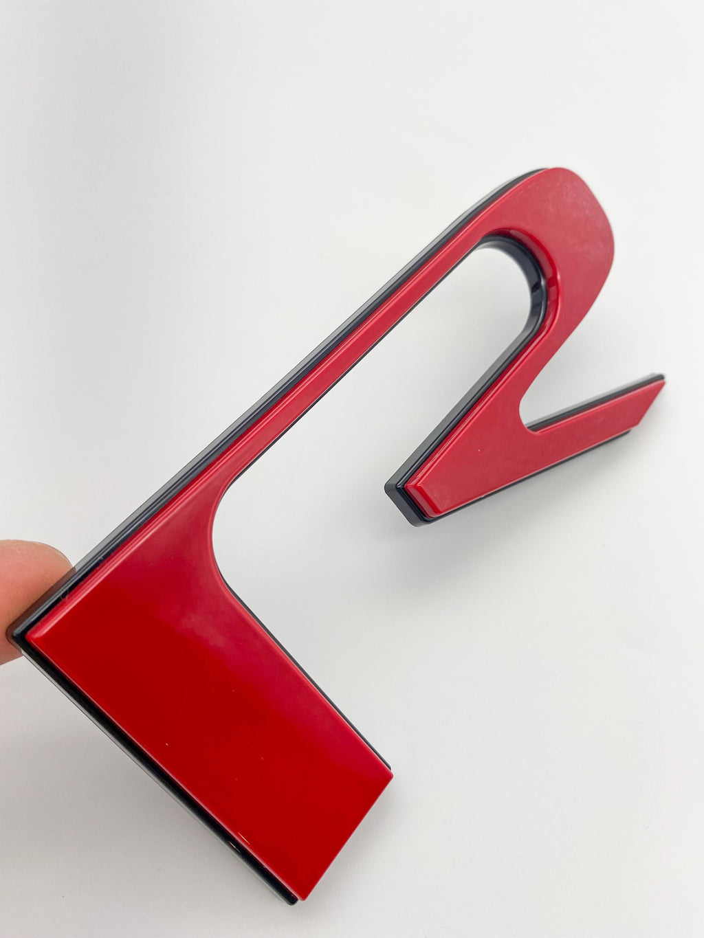 Red with Black outline Raised Tailgate Insert Letters Tailgate Letters Insert Plastic ABS Badge Fits 2022+ Tundra TRD Pro Tailgate Decals