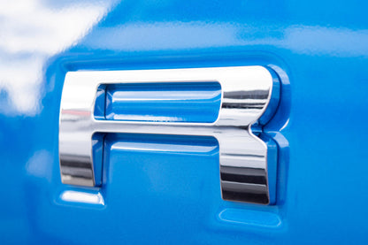 Chrome Raised Tailgate Insert Letters Tailgate Letters Insert Plastic ABS Badge Fits 2024 and up Ford Ranger Tailgate