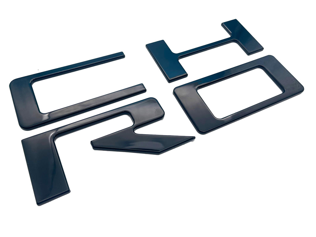 3D Raised Coated Tailgate Letter Inserts Decals Fit With Chevrolet Silverado 2019-2024 Model