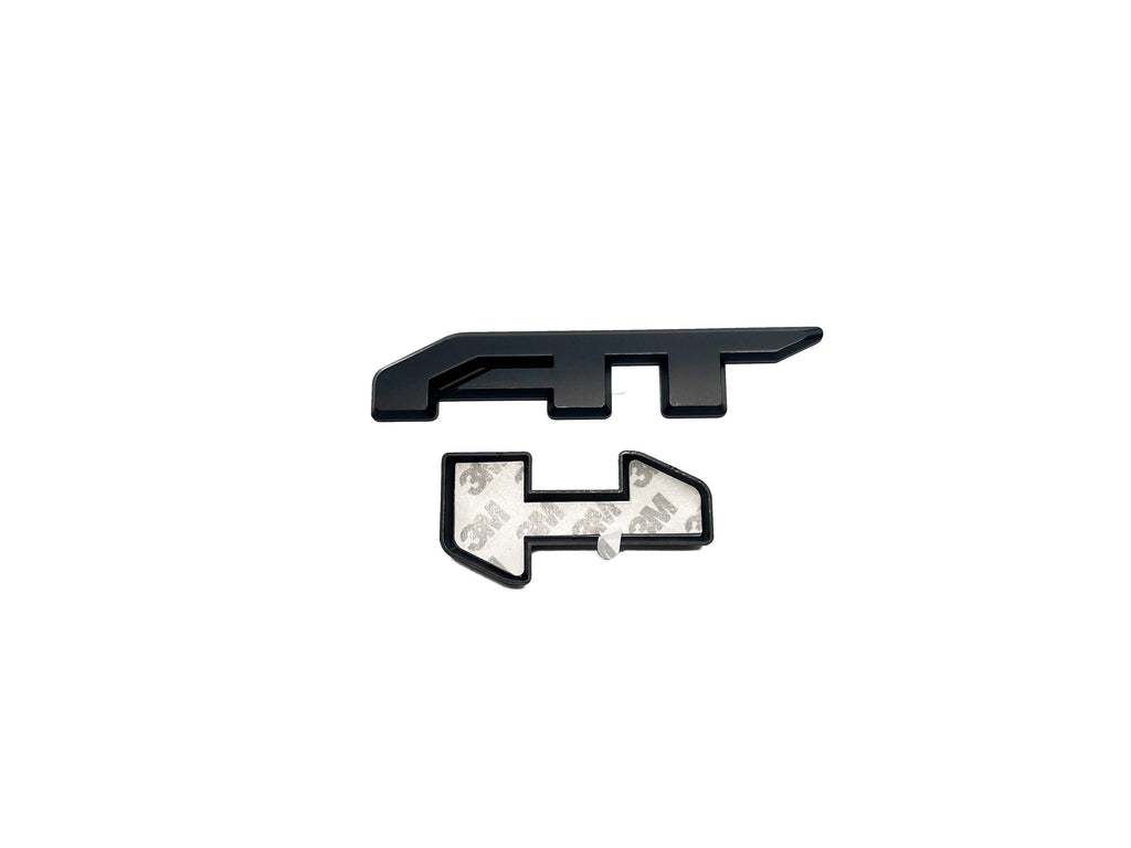 4Pcs Matte Black Overlay Emblems Kit 2021-2025 Yukon AT4 Letters Emblem 3D Door Rear Nameplate