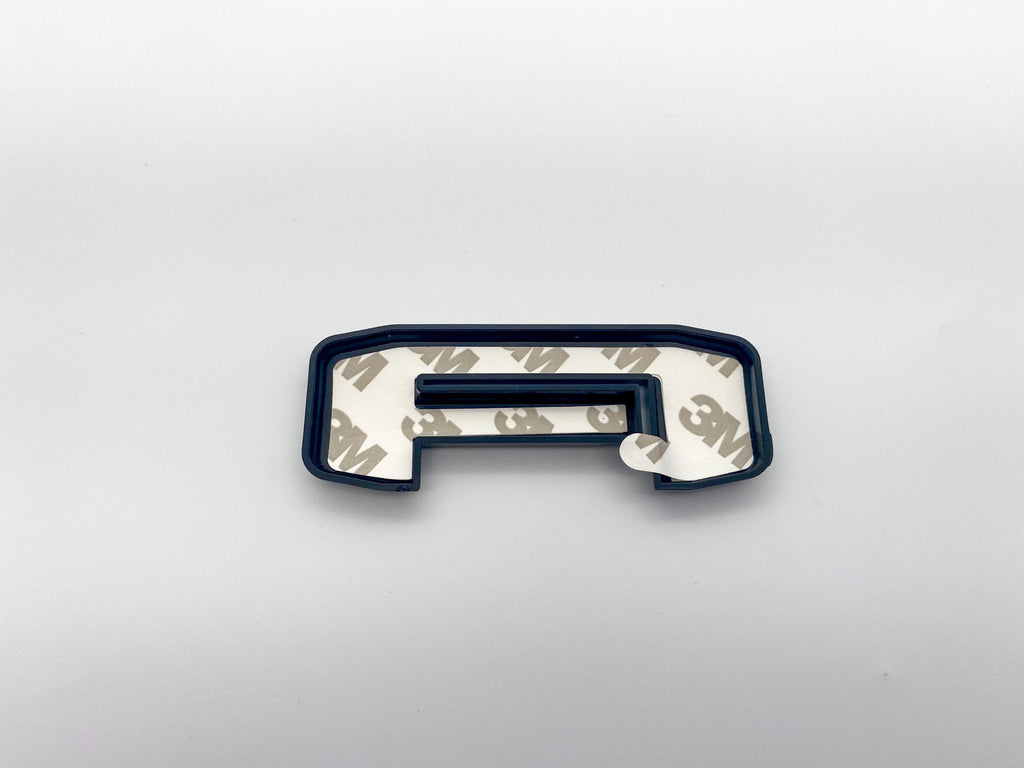 4Pcs Gloss Black Overlay Emblems Kit 2021-2025 Yukon Denali Letters Emblem 3D Door Rear Nameplate