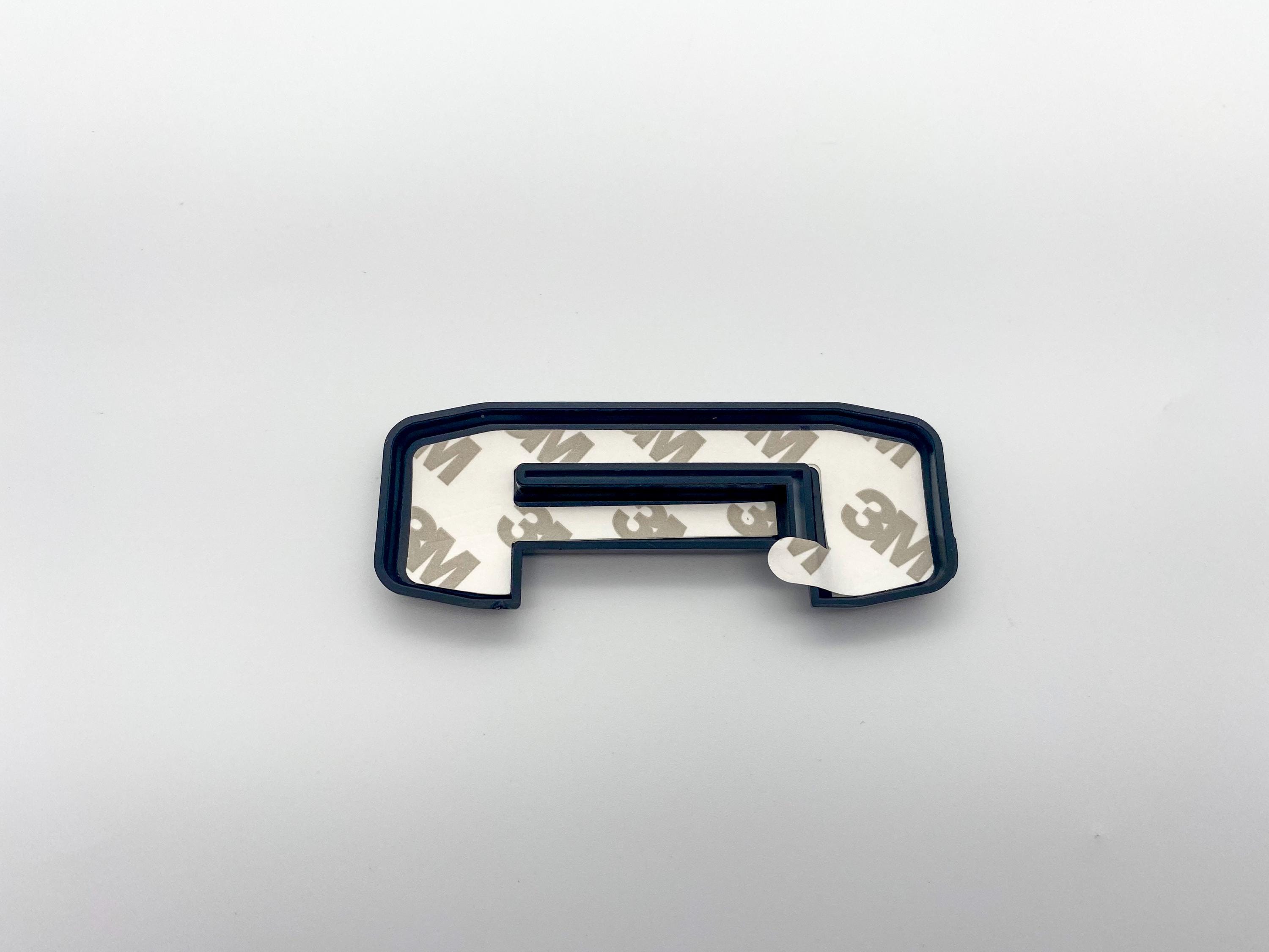 4Pcs Gloss Black Overlay Emblems Kit 2021-2025 Yukon Denali Letters Emblem 3D Door Rear Nameplate