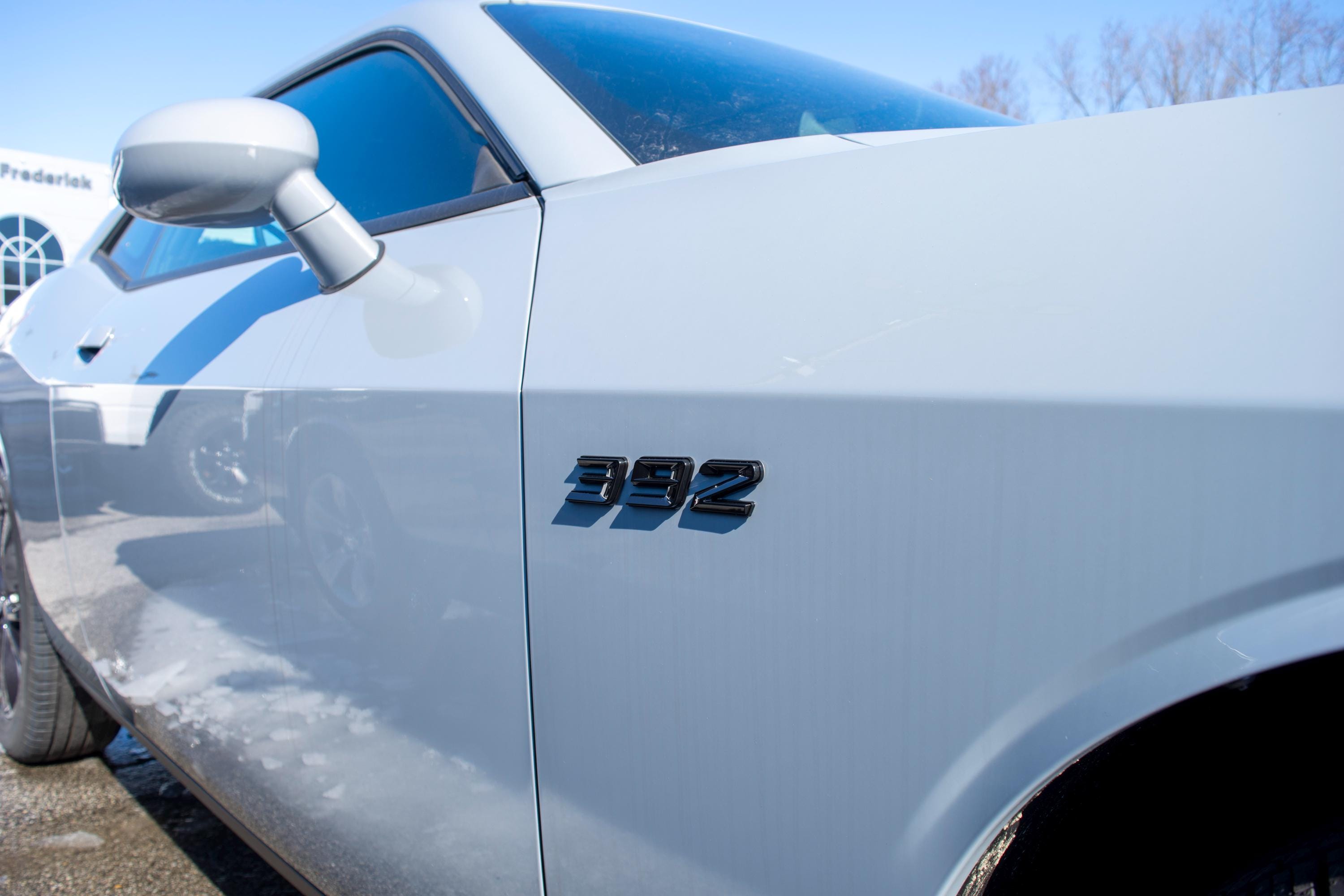 392 Gloss Black Fender Badges  Emblem Angry Aggressive Car Badge | 2 BADGES | 345 3D Fender Badges