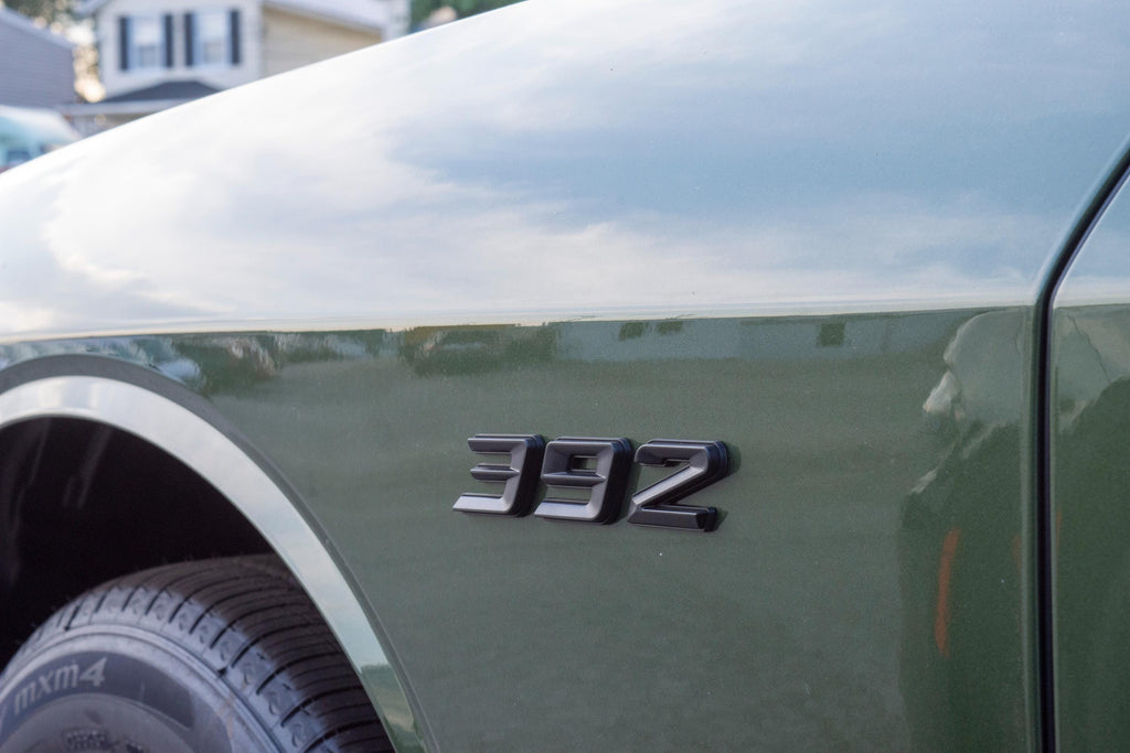 392 Matte Black Fender Badges  Emblem Angry Aggressive Car Badge | 2 BADGES | 345 3D Fender Badges