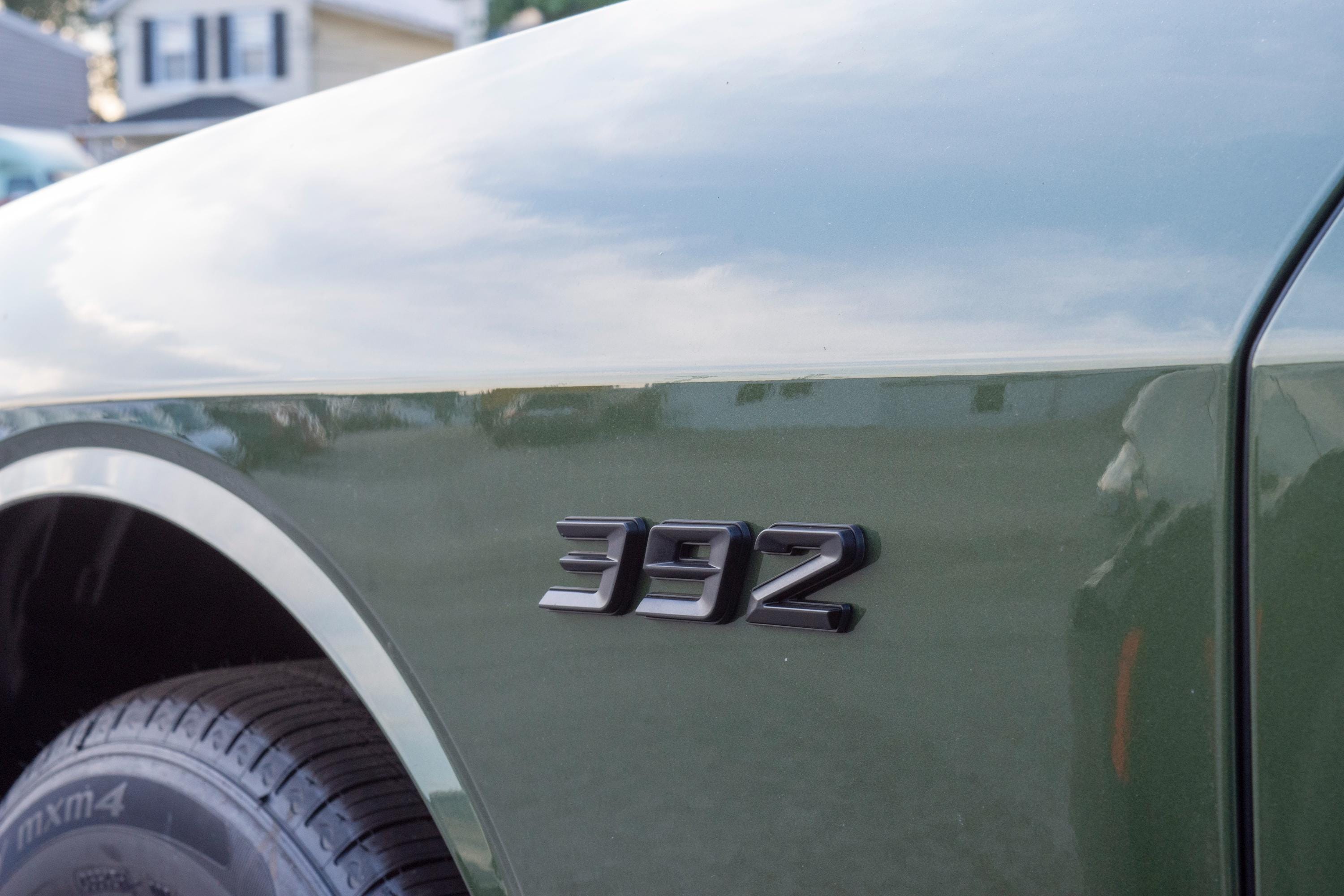 392 Matte Black Fender Badges  Emblem Angry Aggressive Car Badge | 2 BADGES | 345 3D Fender Badges