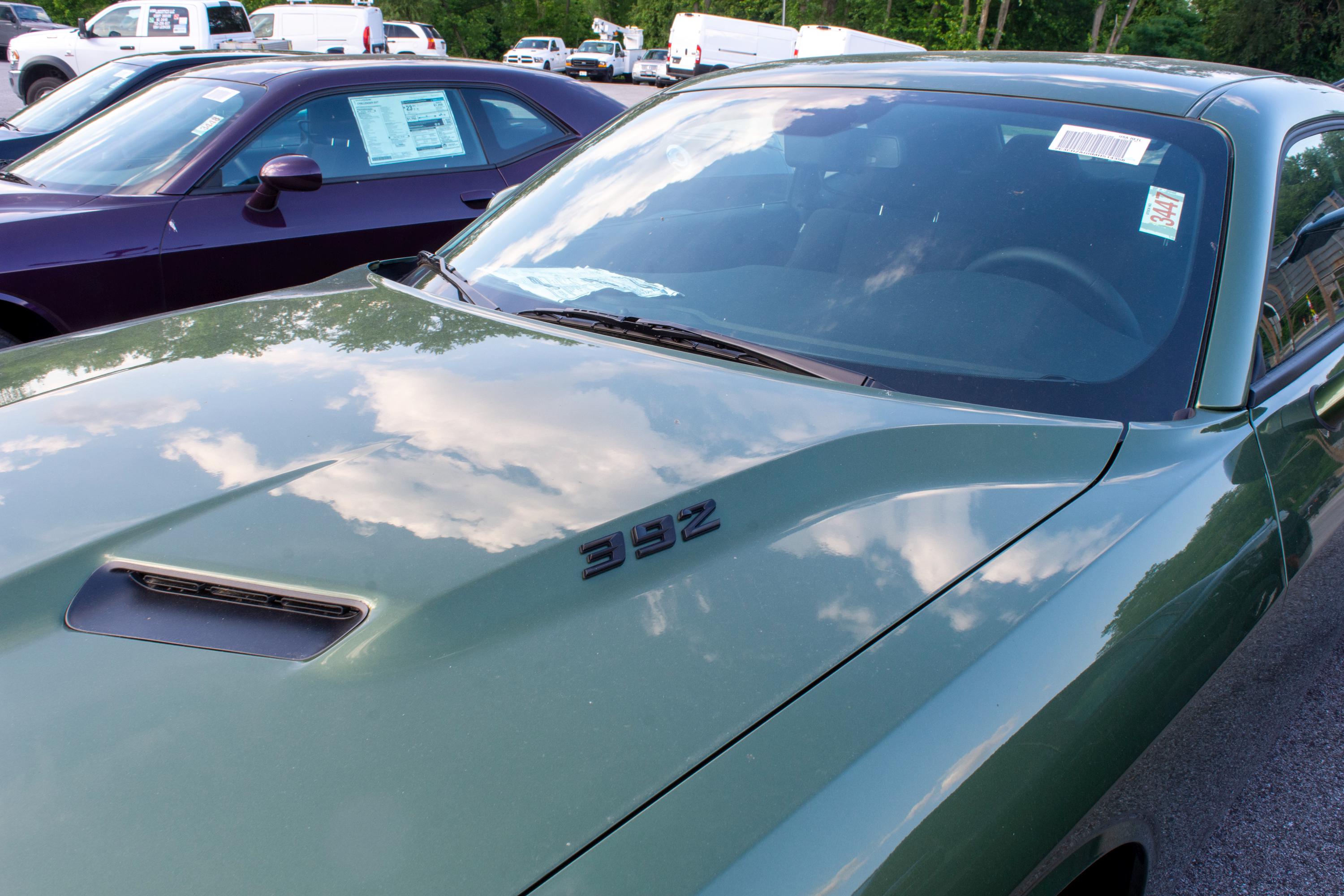 392 Matte Black Fender Badges  Emblem Angry Aggressive Car Badge | 2 BADGES | 345 3D Fender Badges