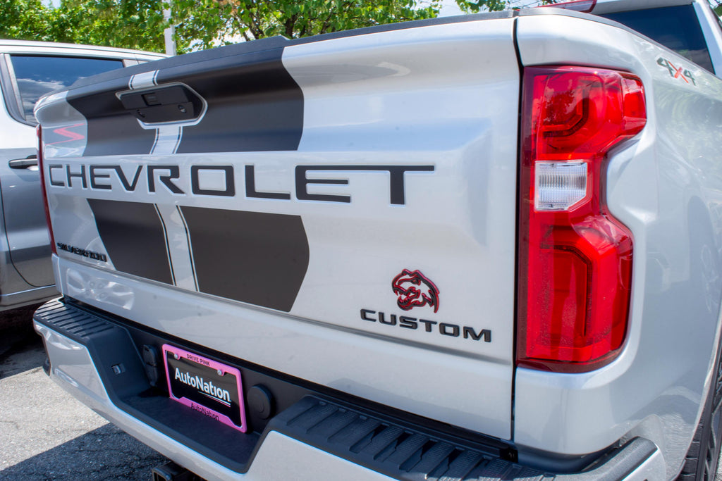 Double Layer Dinosaur Fender Badges | Aggressive Raptor Design for F150, RAM 1500, and More | 2 Premium Badges