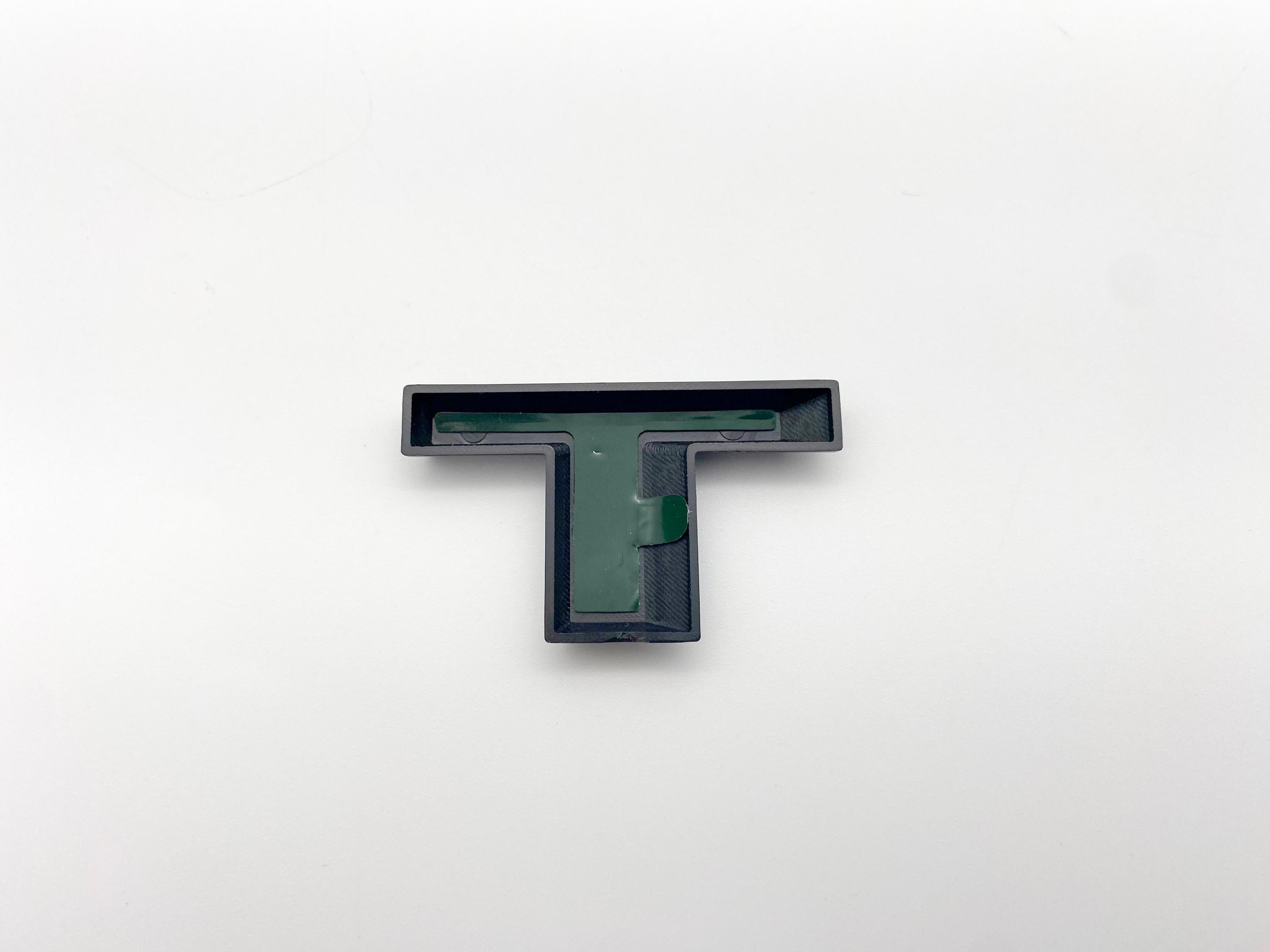 2PC Matte black Door Rear TAHOE LT OVERLAY Emblems Letters 2021+ Chevrolet Tahoe