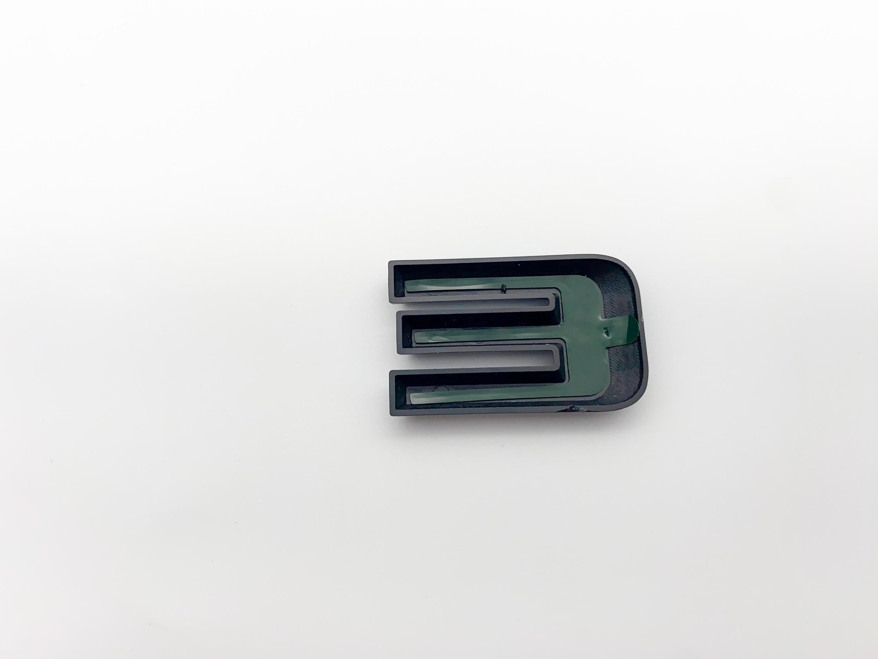 2PC Matte black Door Rear TAHOE LT OVERLAY Emblems Letters 2021+ Chevrolet Tahoe