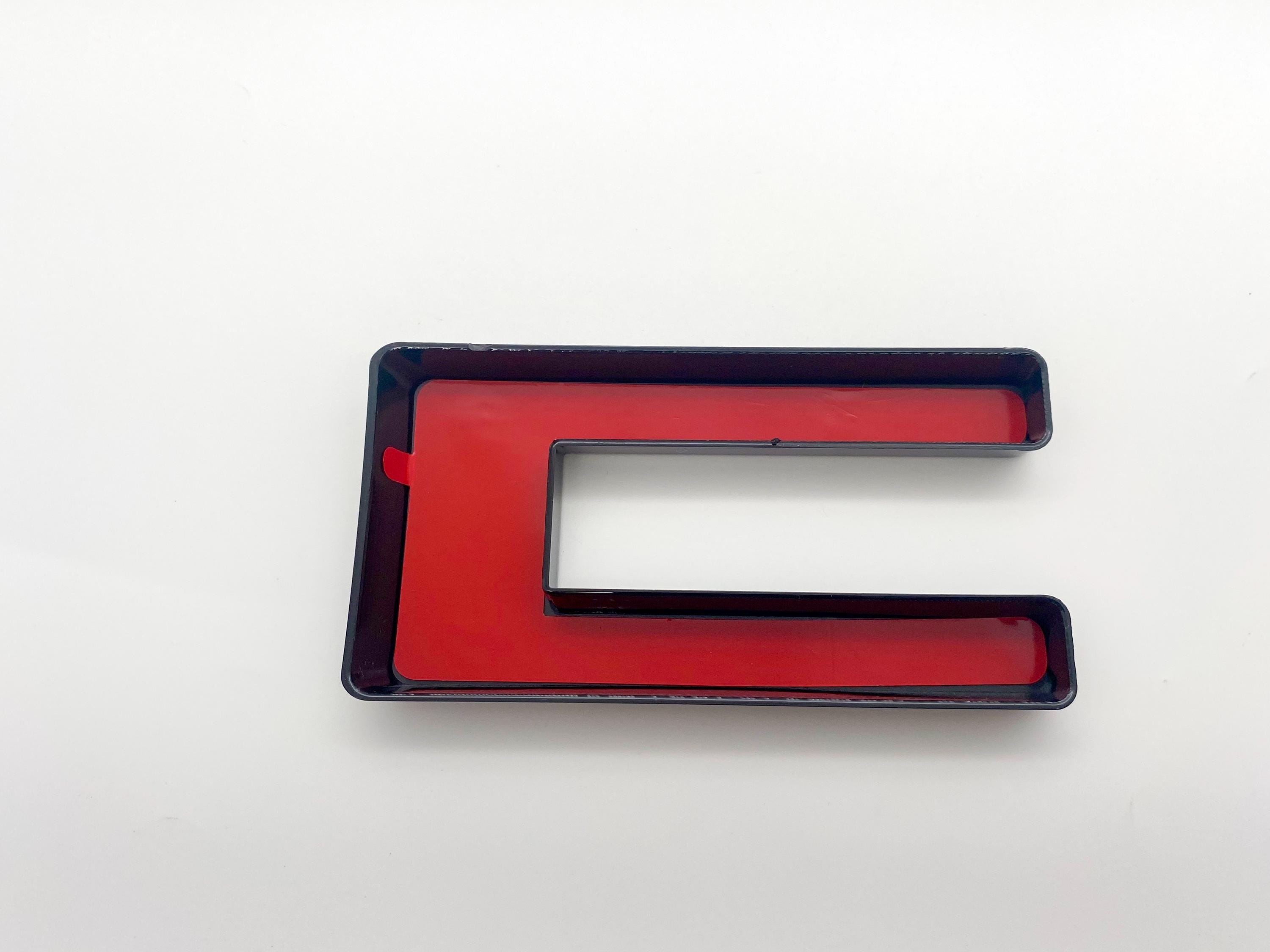 Black Overlay Letters Emblem for Front Grille Fits 2022-2025 Chevy Silverado Work Truck GF5 or Custom GF2 , Excludes LTZ High Country ZR2