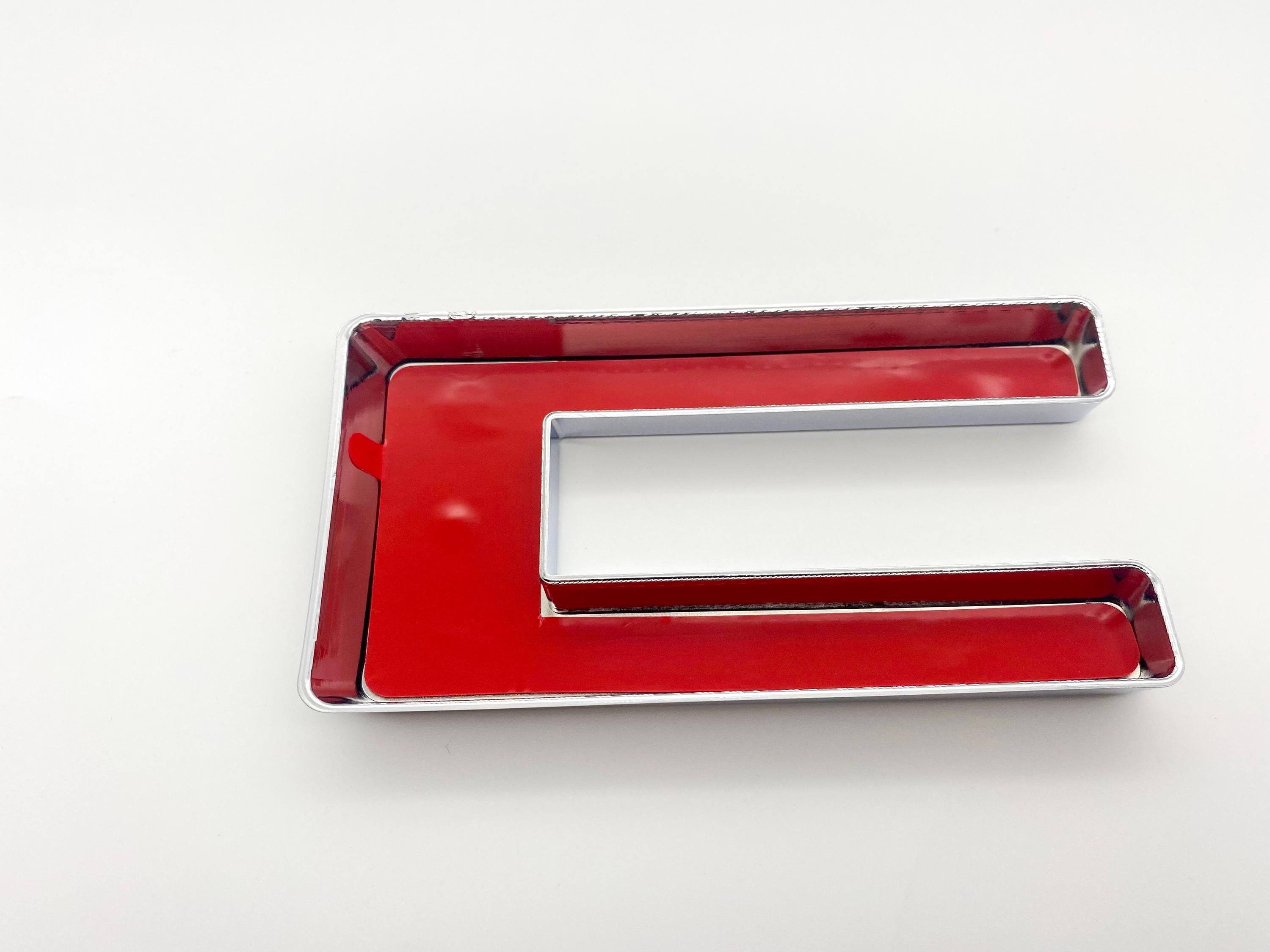 Chrome Overlay Letters Emblem for Front Grille Fits 2022-2025 Chevy Silverado Work Truck GF5 or Custom GF2 , Excludes LTZ High Country ZR2