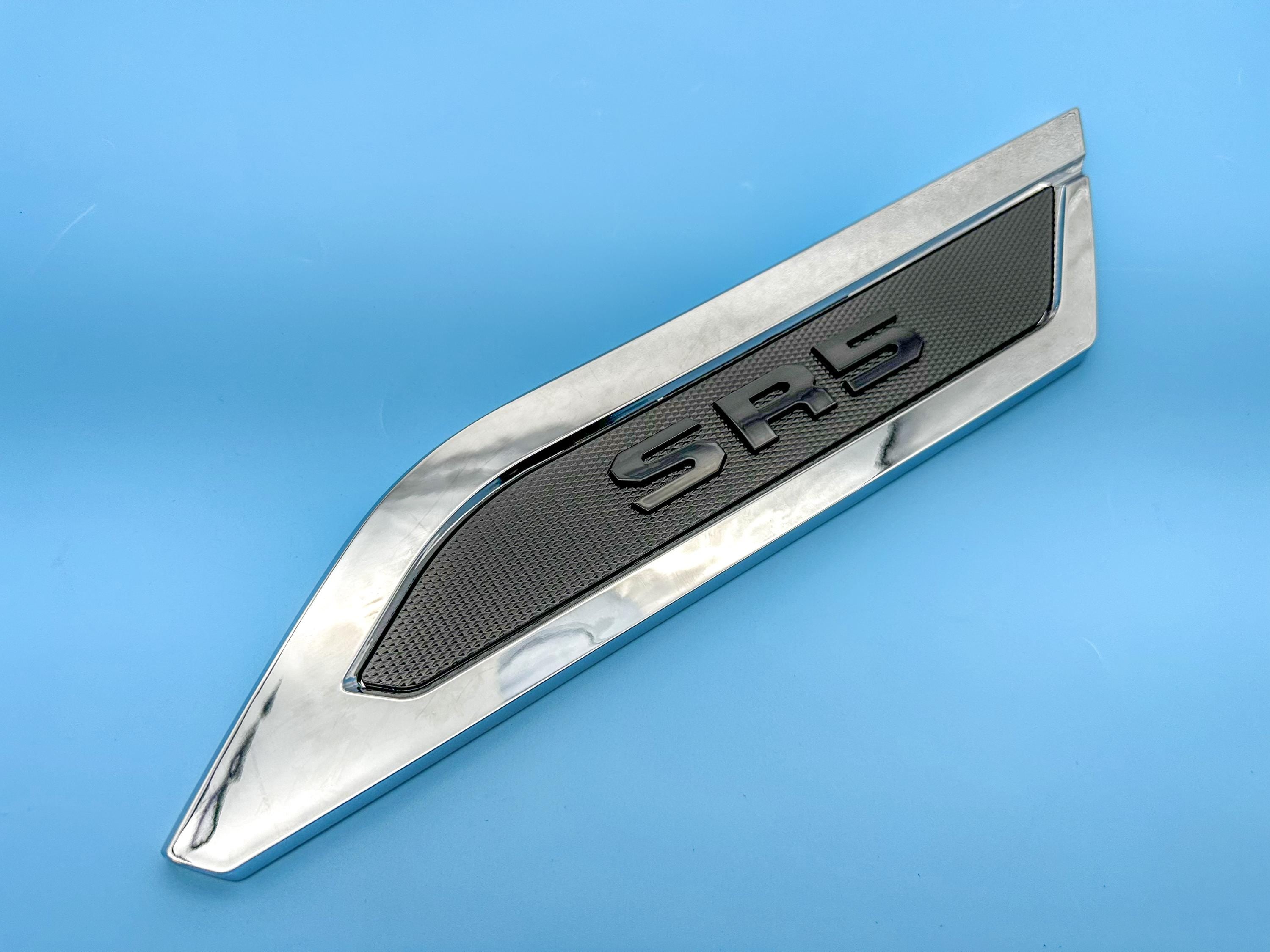 Black Chrome Door Side Body Molding Trim For 2022-2025 Toyota Tundra SR5