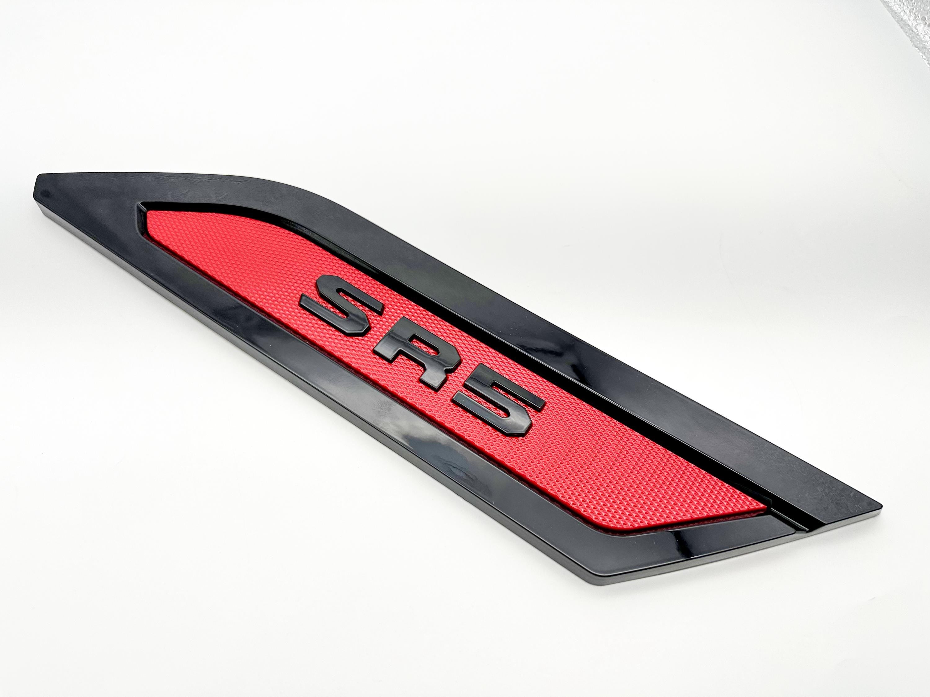 Red Black Door Side Body Molding Trim For 2022-2025 Toyota Tundra SR5