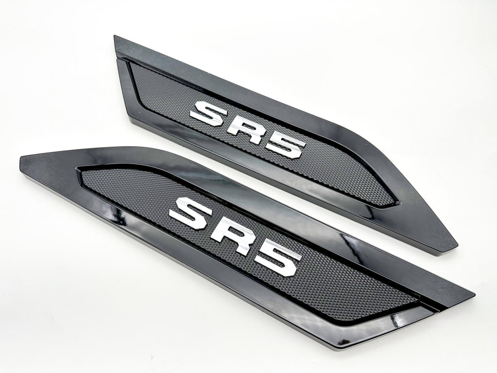 Gloss Black Door Side Body Molding Trim For 2022-2025 Toyota Tundra SR5