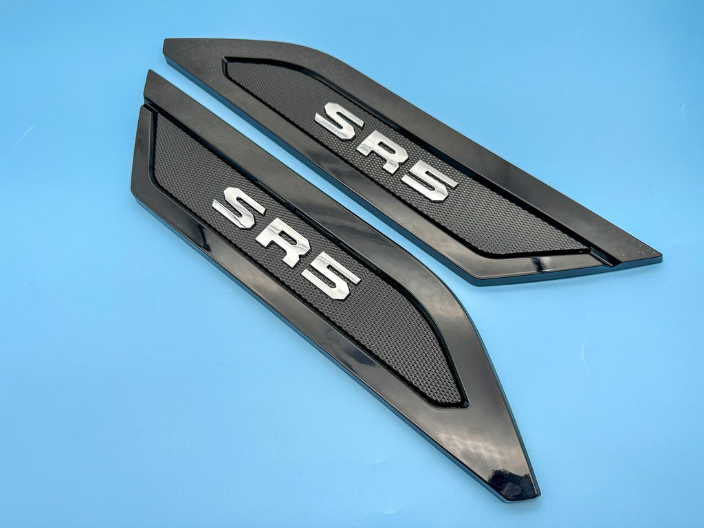 Gloss Black Door Side Body Molding Trim For 2022-2025 Toyota Tundra SR5