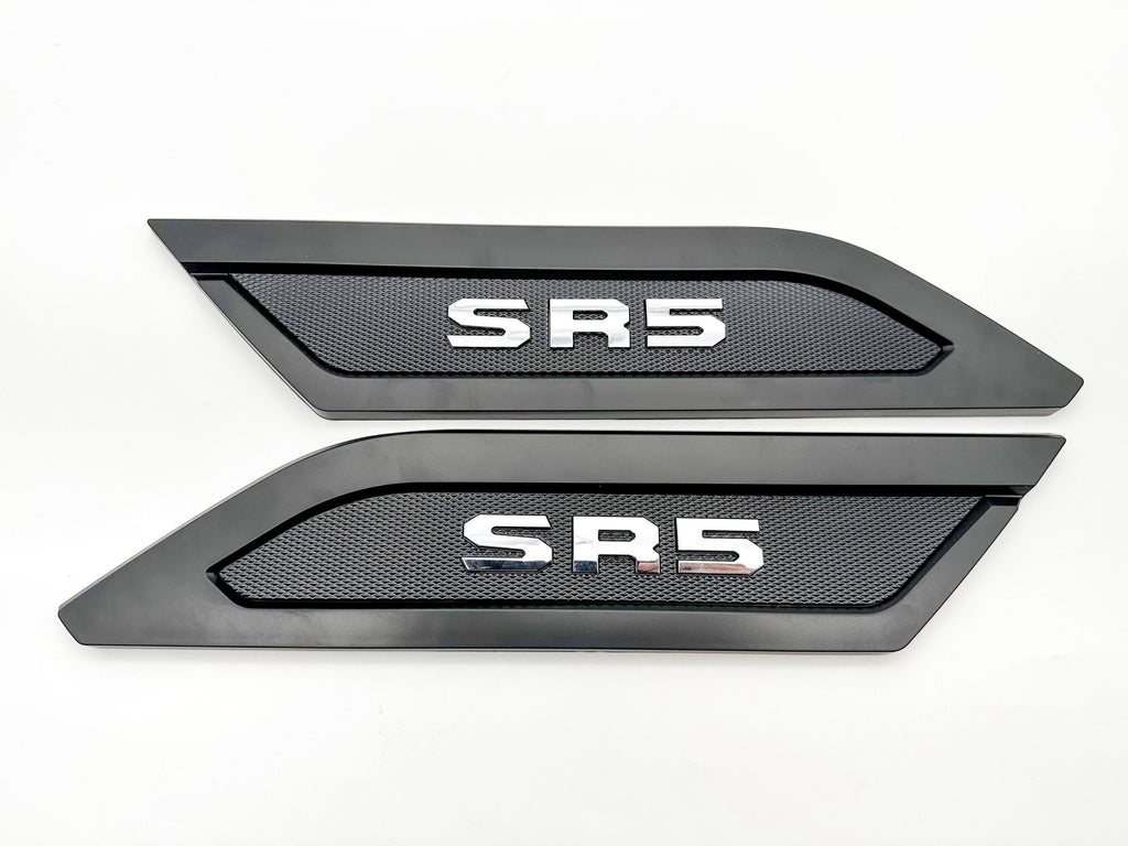 Gloss Black Door Side Body Molding Trim For 2022-2025 Toyota Tundra SR5