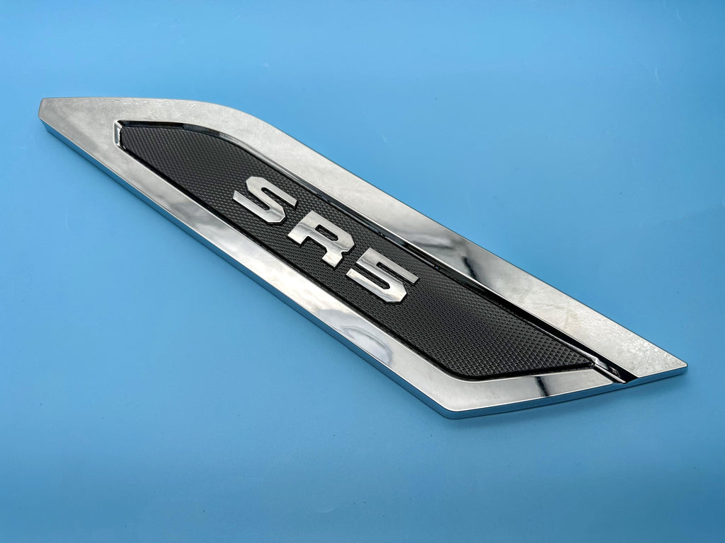 Chrome Black Door Side Body Molding Trim For 2022-2025 Toyota Tundra SR5