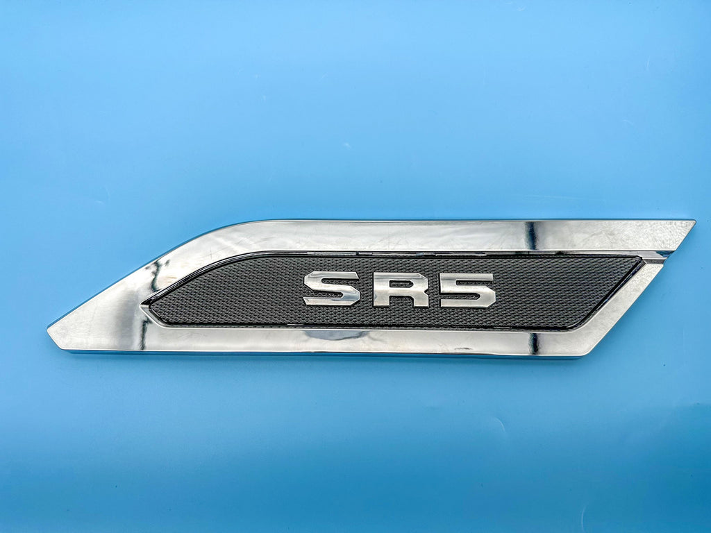 Chrome Black Door Side Body Molding Trim For 2022-2025 Toyota Tundra SR5