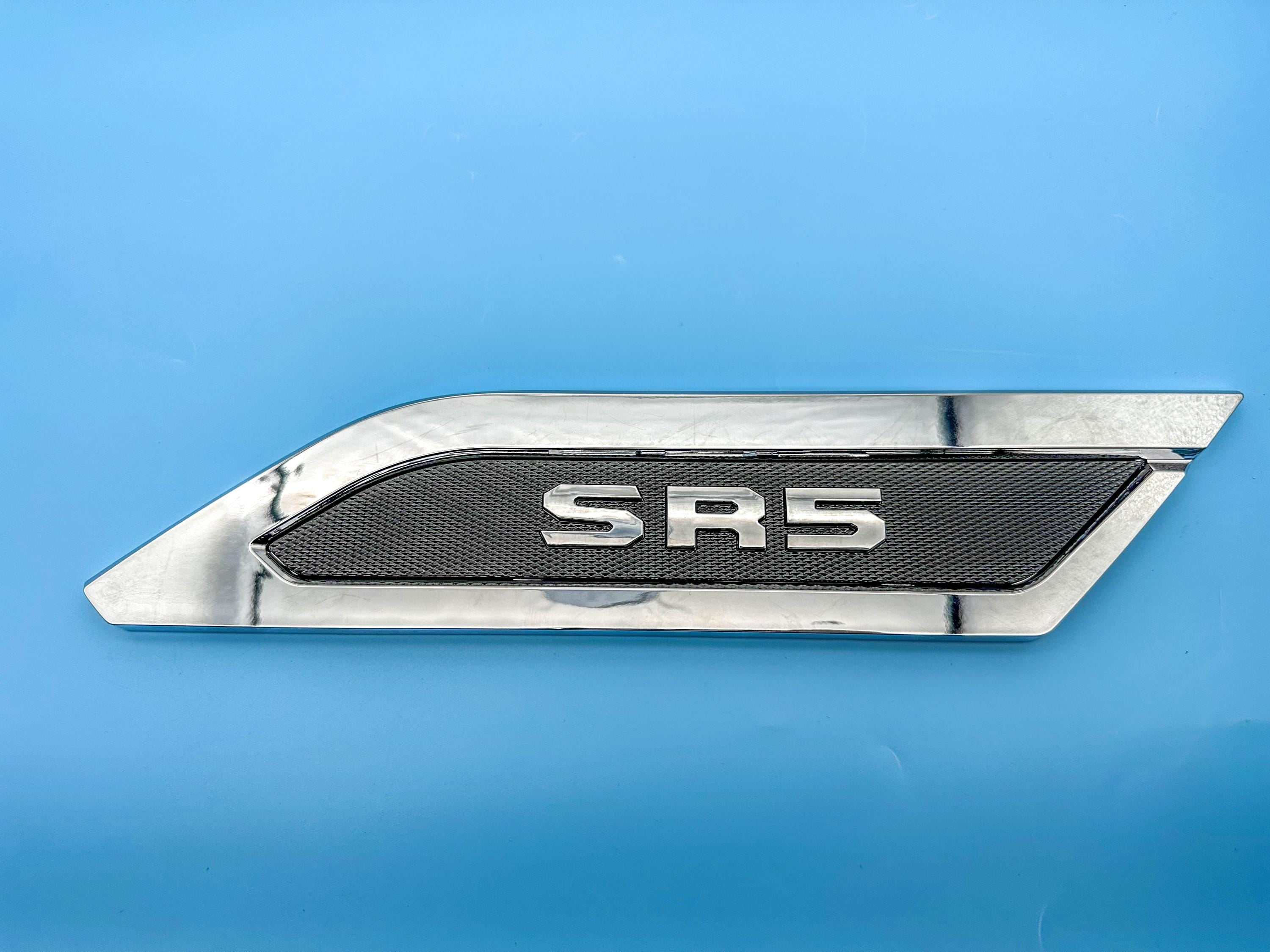 Chrome Black Door Side Body Molding Trim For 2022-2025 Toyota Tundra SR5