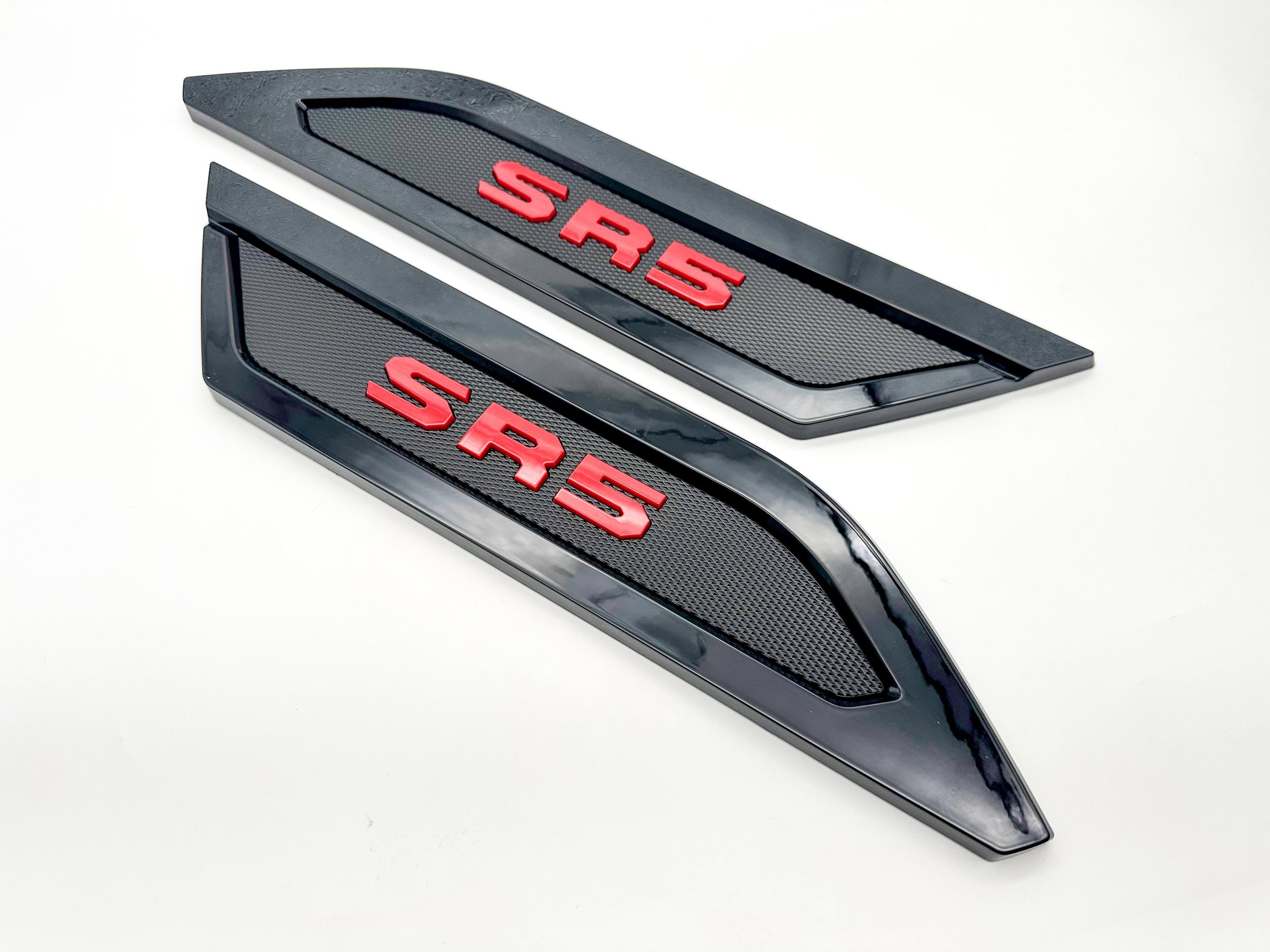 Chrome Black Door Side Body Molding Trim For 2022-2025 Toyota Tundra SR5