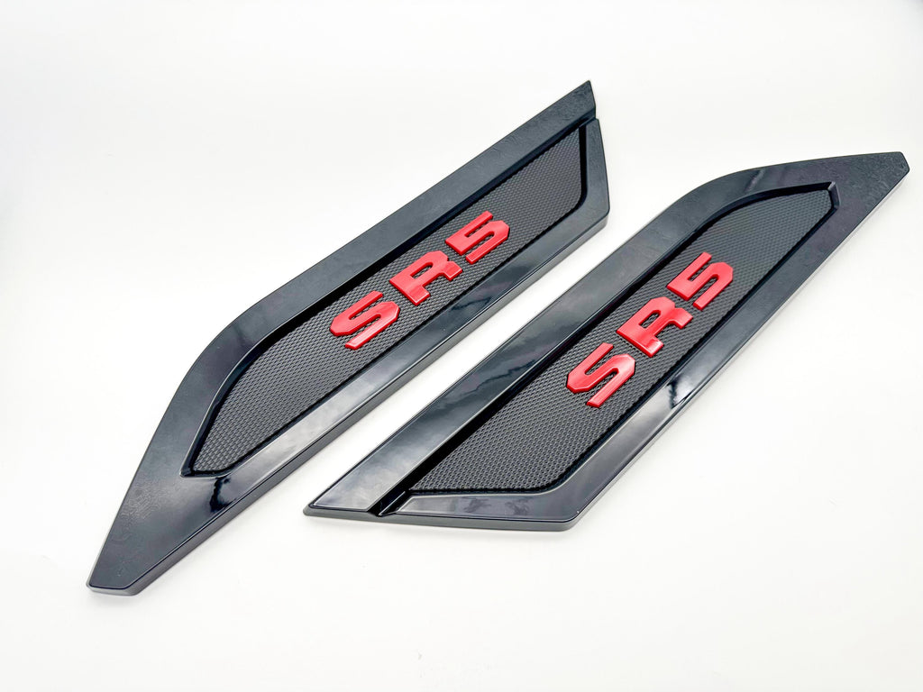 Chrome Black Door Side Body Molding Trim For 2022-2025 Toyota Tundra SR5