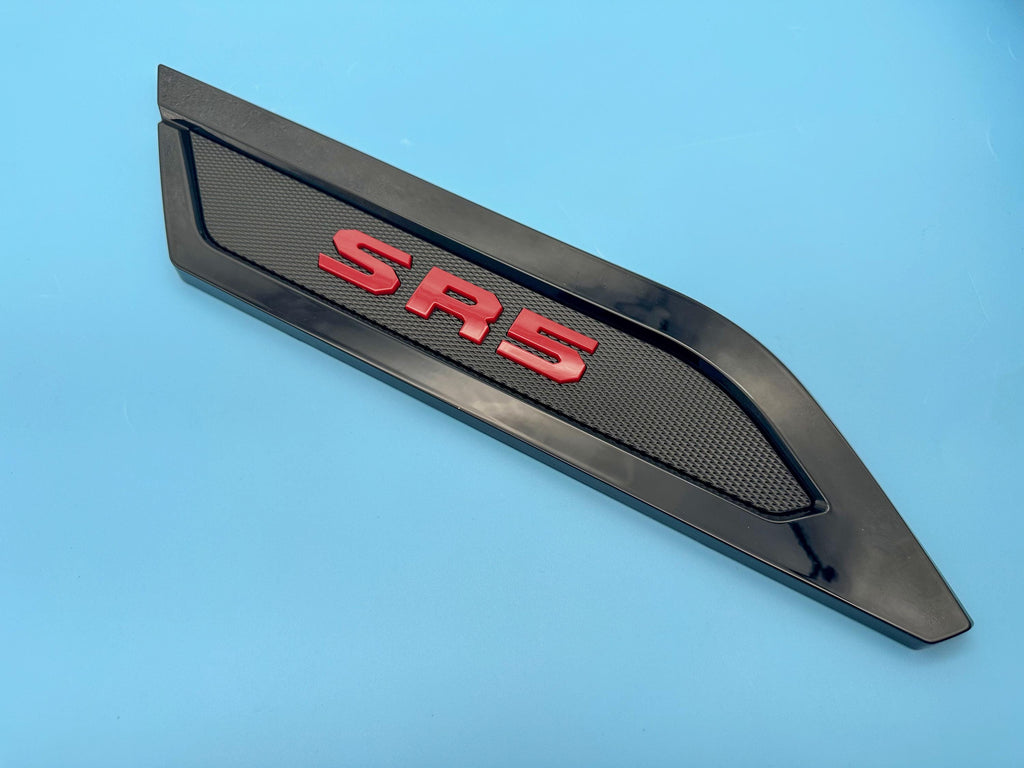 Chrome Black Door Side Body Molding Trim For 2022-2025 Toyota Tundra SR5