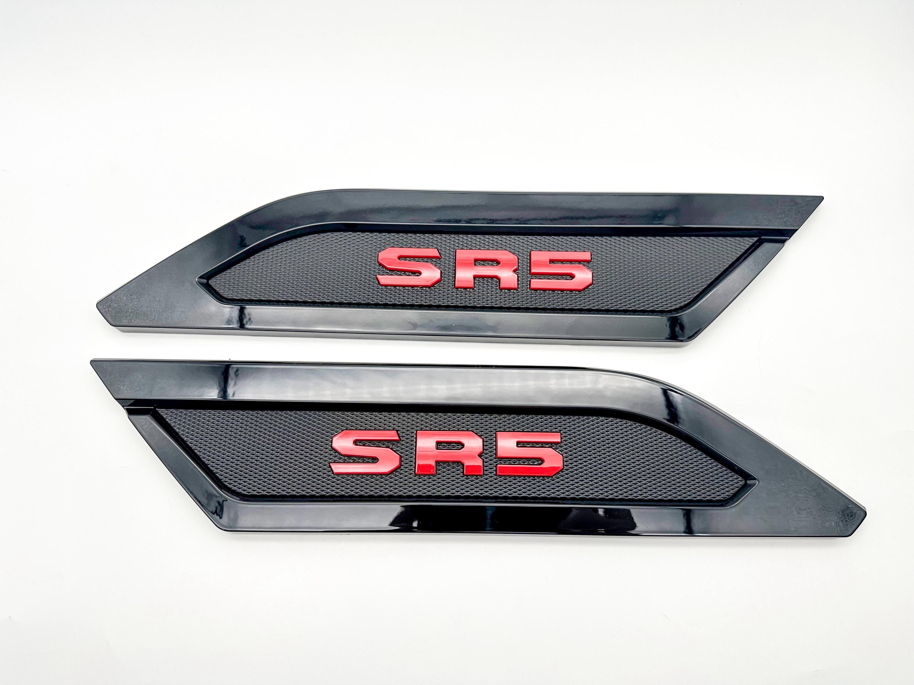 Chrome Black Door Side Body Molding Trim For 2022-2025 Toyota Tundra SR5