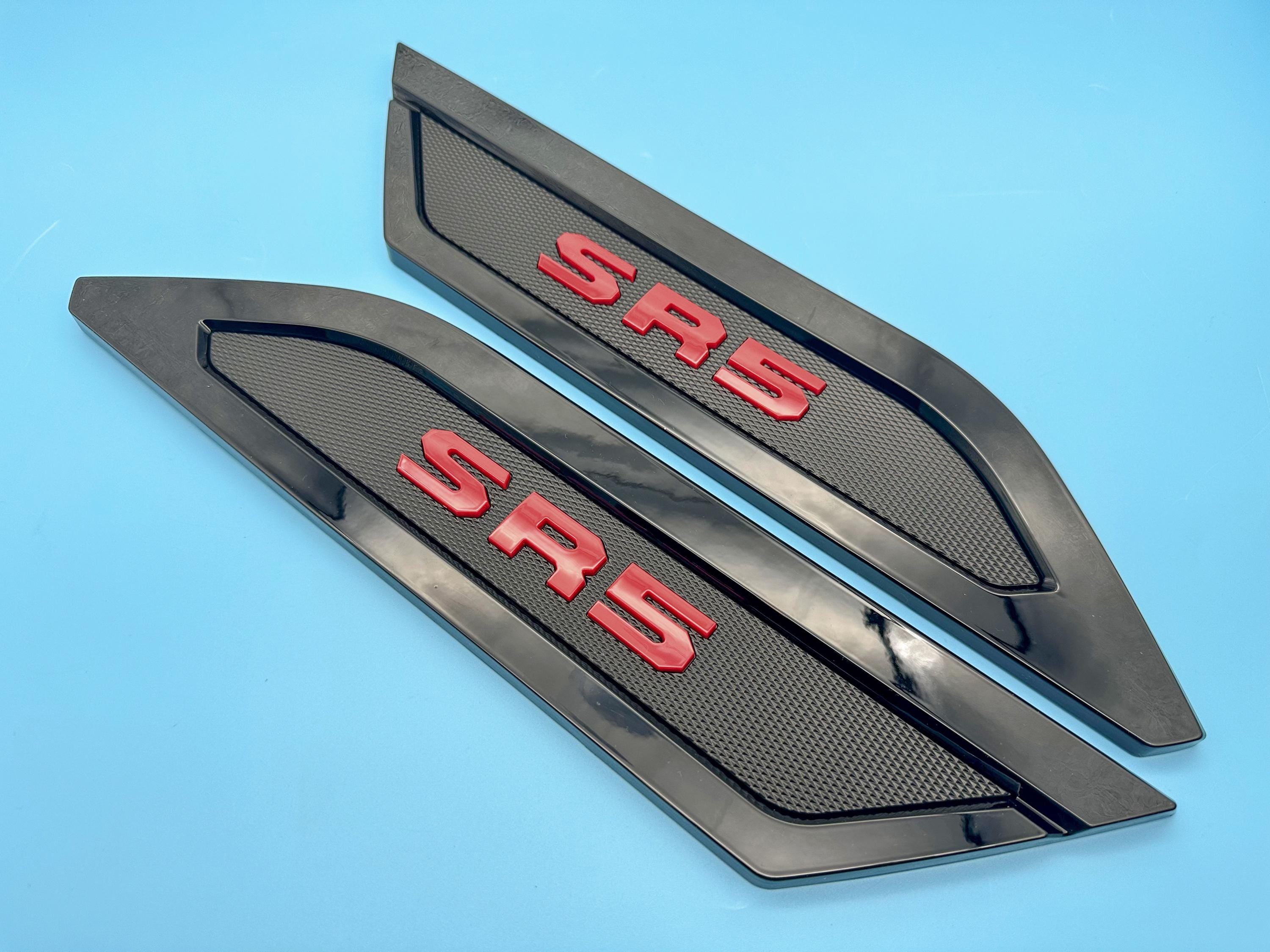 Chrome Black Door Side Body Molding Trim For 2022-2025 Toyota Tundra SR5