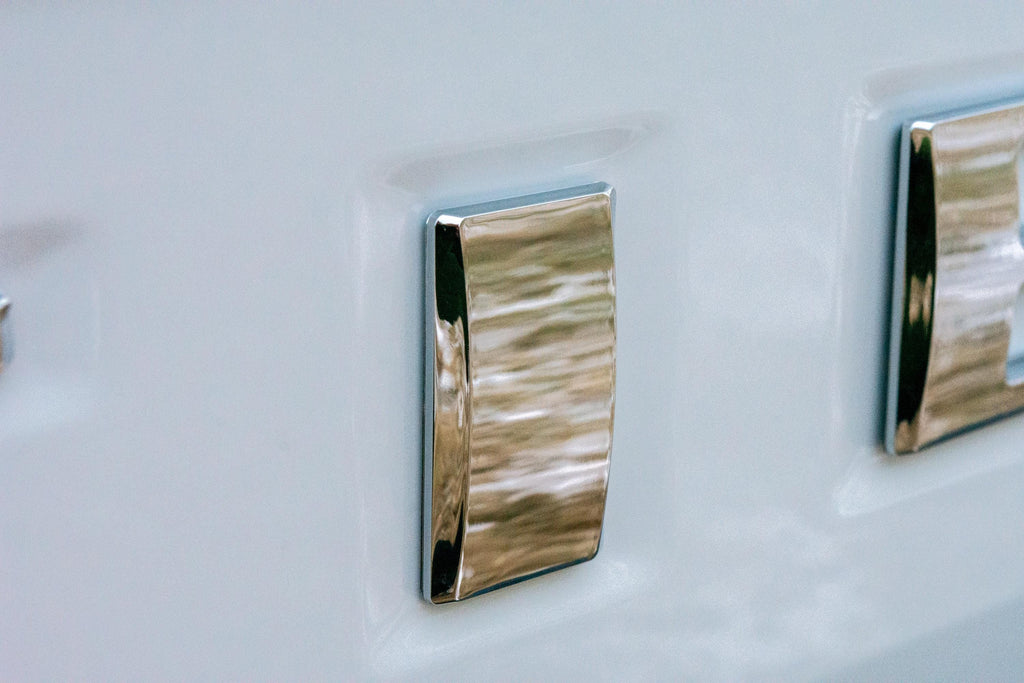 Chrome 0.3in Raised Tailgate Decals Stickers Insert Letters Compatible with 2022 2023 2024 Nissan Frontier