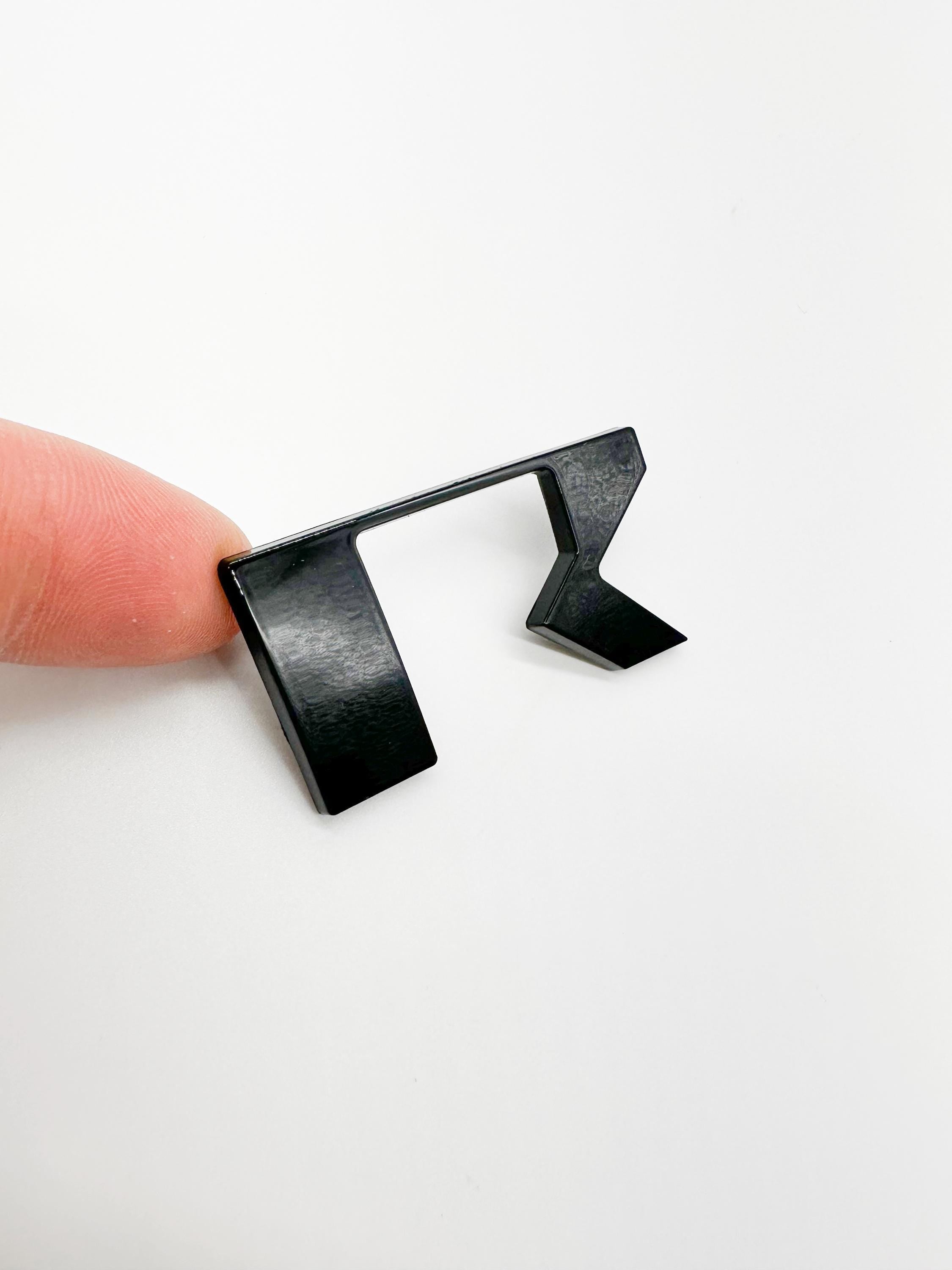 Gloss Black Raised Front Hood Decals Stickers Insert Letters Compatible with 2022-2025 Nissan Frontier