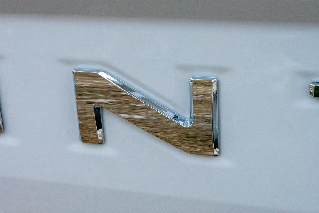 0.3in Raised Tailgate Decals Stickers Insert Letters Compatible with 2022 2023 2024 Nissan Frontier