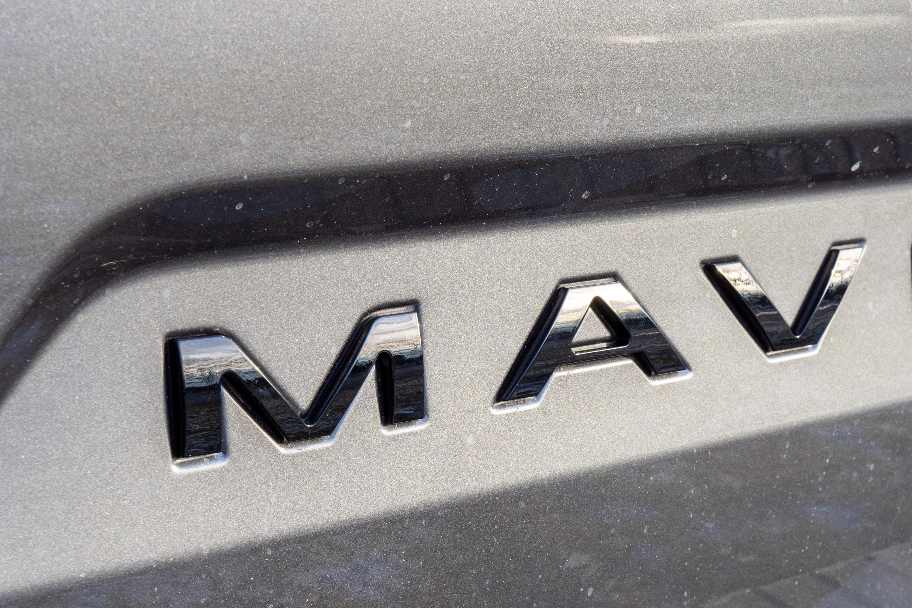 0.3in Raised Badges Fits 2022-2025 Ford Maverick Tailgate Letters ABS Plastic Insert Decals - Durable Raised Badge Kit