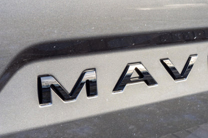 0.3in Raised Badges Fits 2022-2025 Ford Maverick Tailgate Letters ABS Plastic Insert Decals - Durable Raised Badge Kit