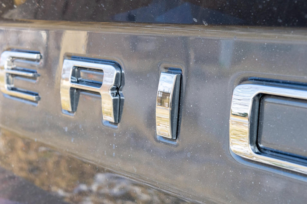 0.3in Raised Badges Fits 2022-2025 Ford Maverick Tailgate Letters ABS Plastic Insert Decals - Durable Raised Badge Kit