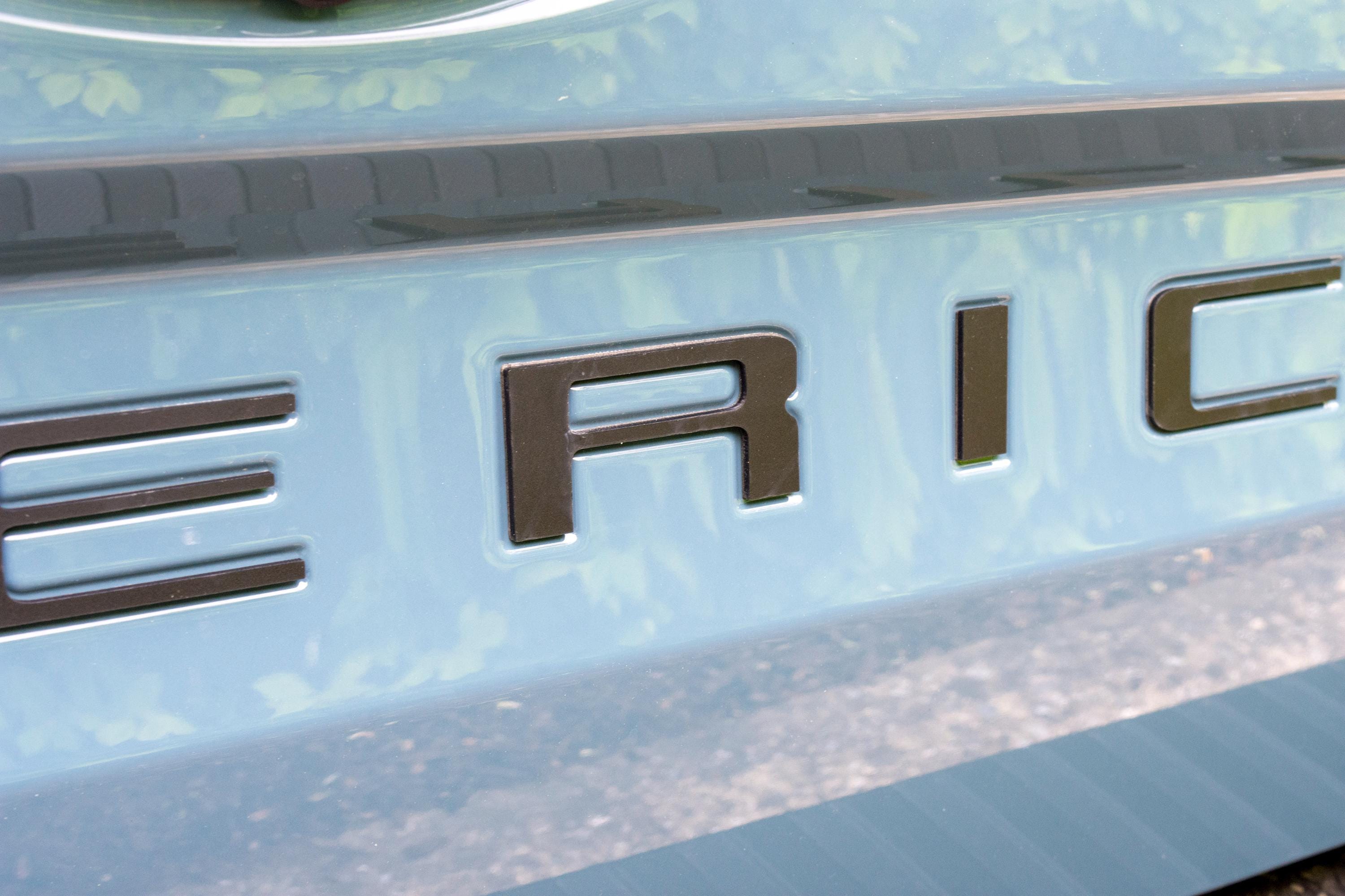 Matte Black Raised Badges Fits 2022-2025 Ford Maverick Tailgate Letters ABS Plastic Insert Decals - Durable Raised Badge Kit