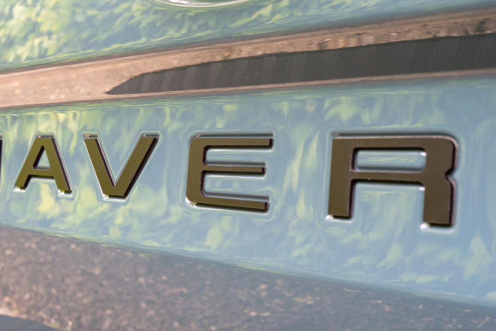 Matte Black Raised Badges Fits 2022-2025 Ford Maverick Tailgate Letters ABS Plastic Insert Decals - Durable Raised Badge Kit