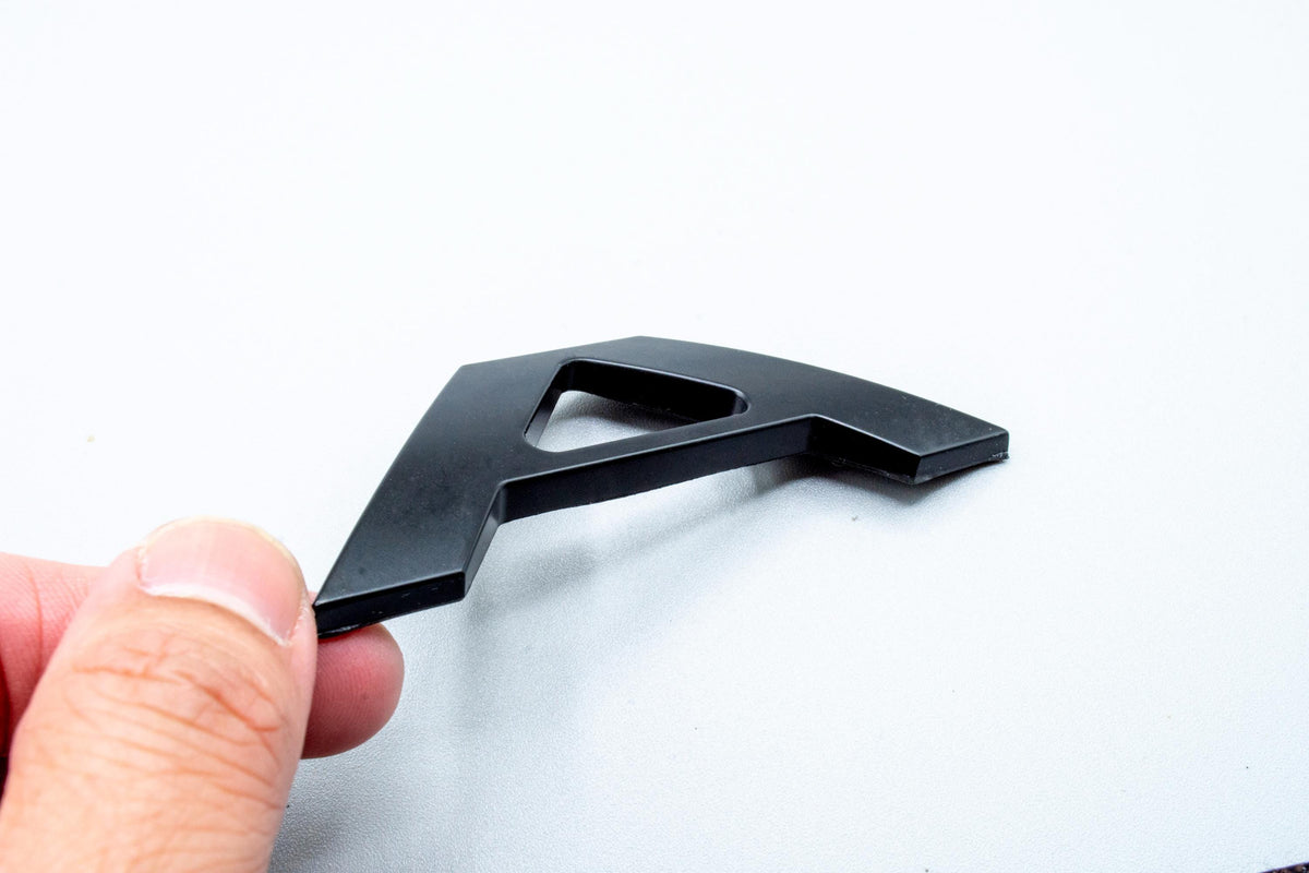 Matte Black 0.3in Raised Badges Fits 2022-2025 Ford Maverick Tailgate Letters ABS Plastic Insert Decals - Durable Raised Badge Kit