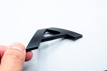 Matte Black 0.3in Raised Badges Fits 2022-2025 Ford Maverick Tailgate Letters ABS Plastic Insert Decals - Durable Raised Badge Kit