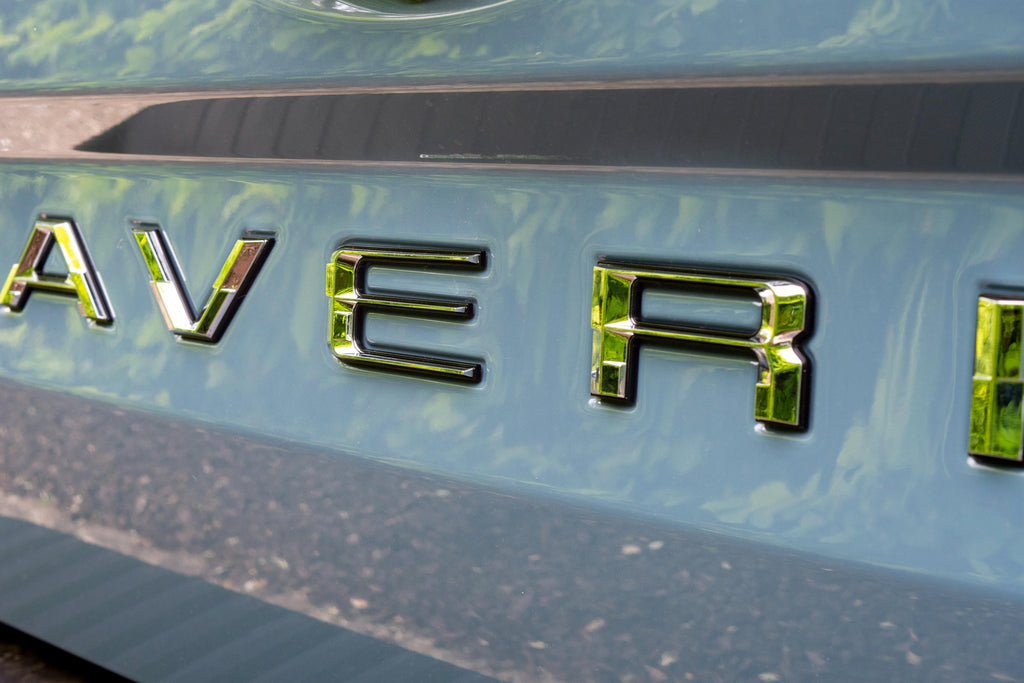 Chrome on Black Fits 2022-2025 Ford Maverick Tailgate Letters ABS Plastic Insert Decals - Durable Raised Badge Kit