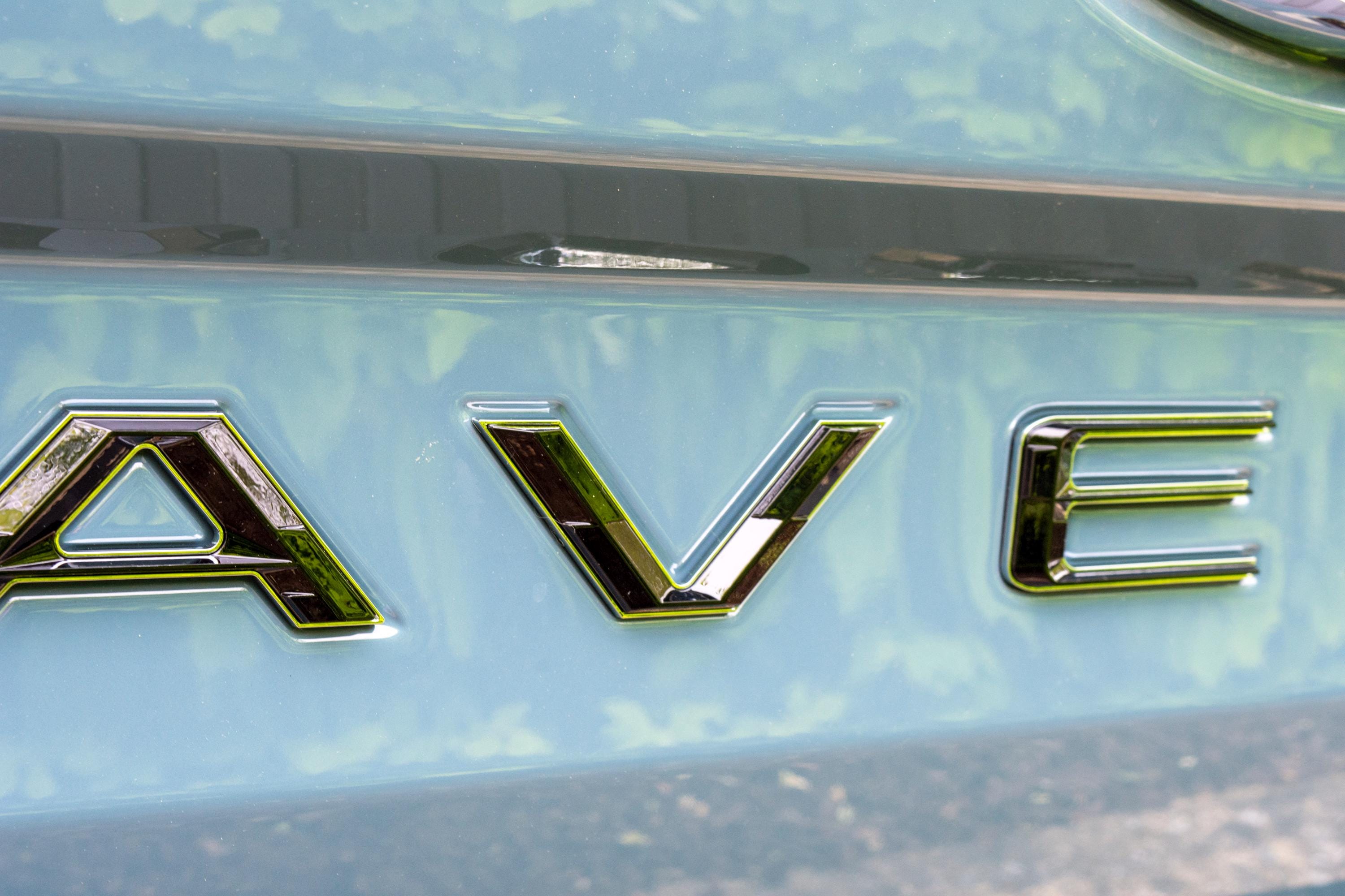 Black on Chrome Fits 2022-2025 Ford Maverick Tailgate Letters ABS Plastic Insert Decals - Durable Raised Badge Kit