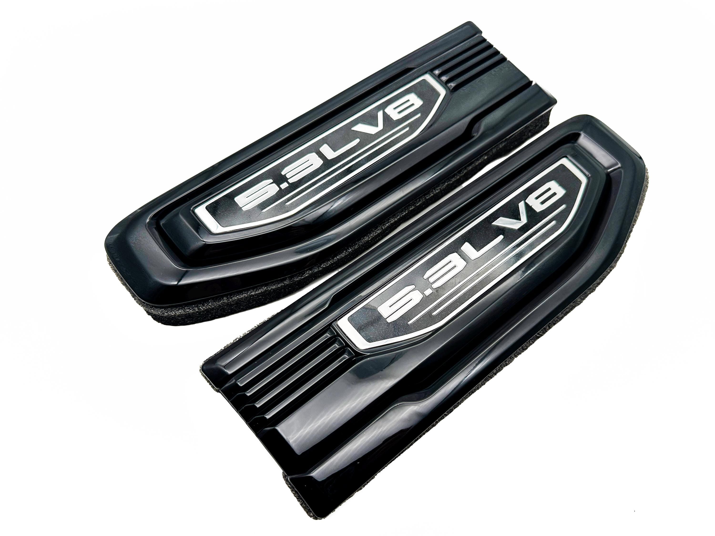 Black emblem Fit For 19-24 GMC Sierra 1500 5.3L V8 Fender Vent Emblem Kit Black 86532094